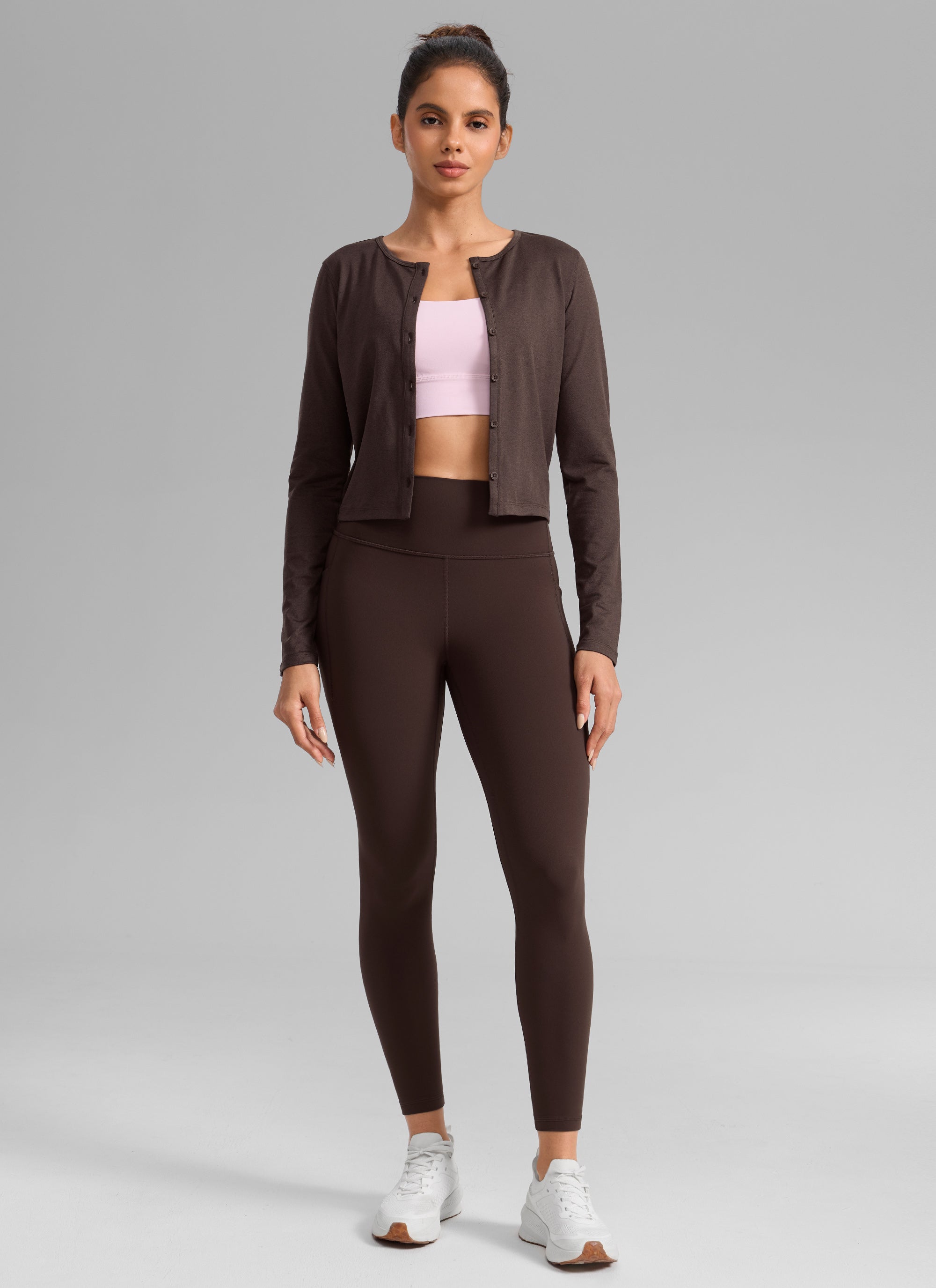 CRZ YOGA Leggings Mujer Butterlift Cintura Alta con Bolsillos 25