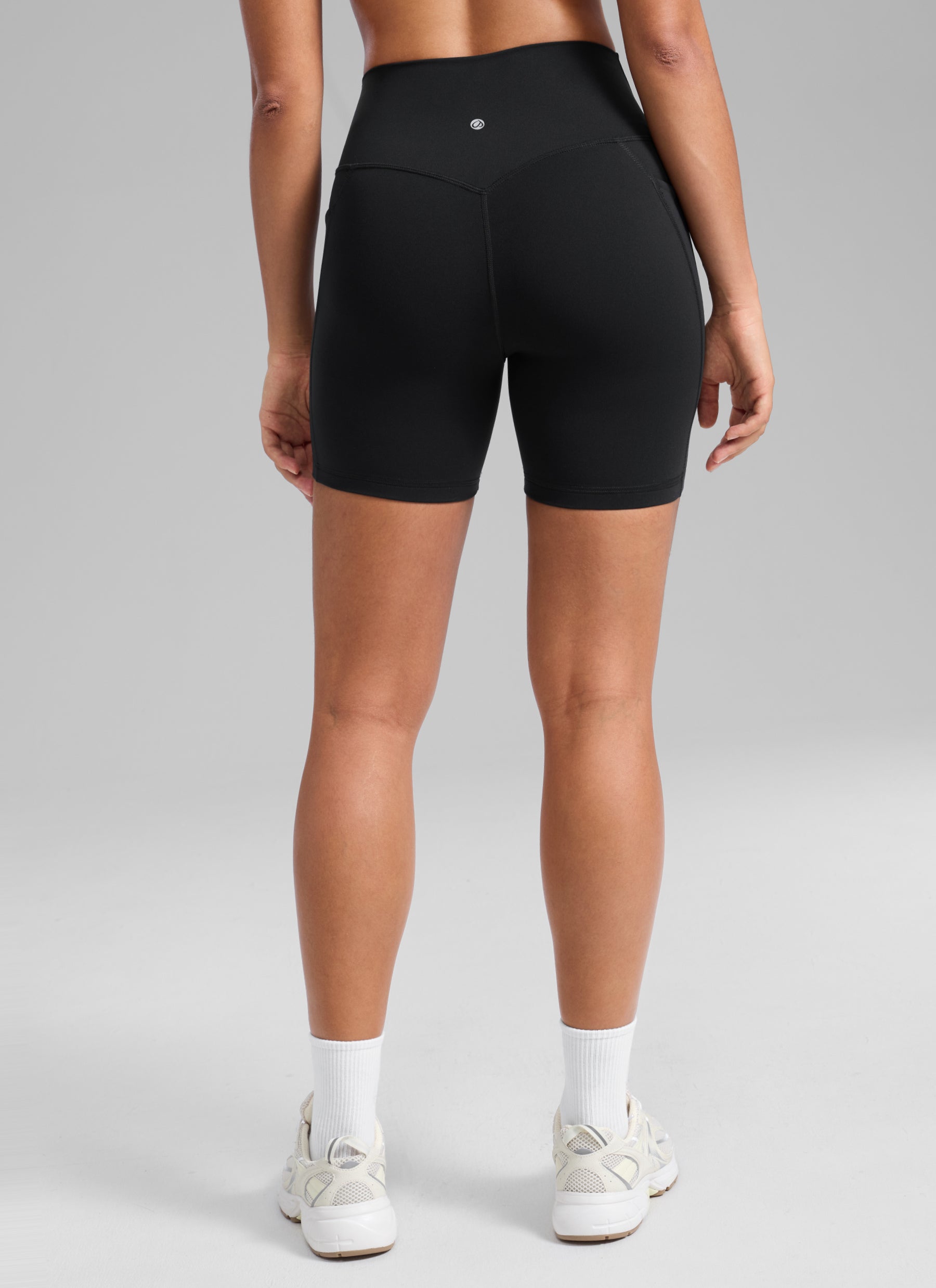 CRZ YOGA Mujer Butterlift Shorts Biker Tiro Alto Bolsillos 6