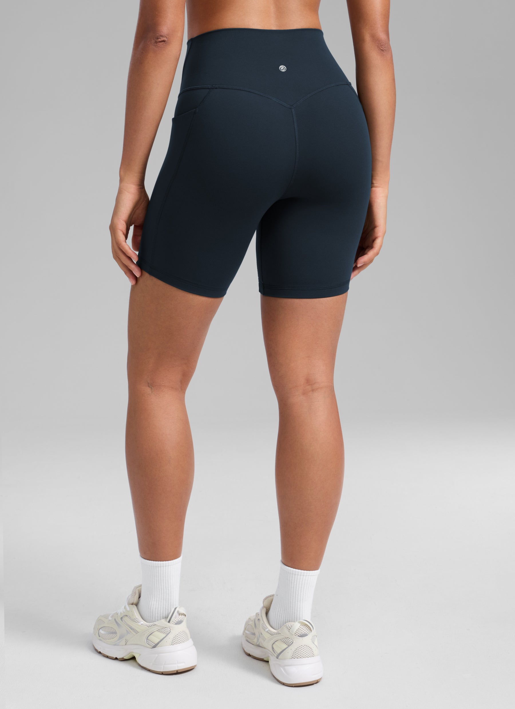 CRZ YOGA Mujer Butterlift Shorts Biker Tiro Alto Bolsillos 6