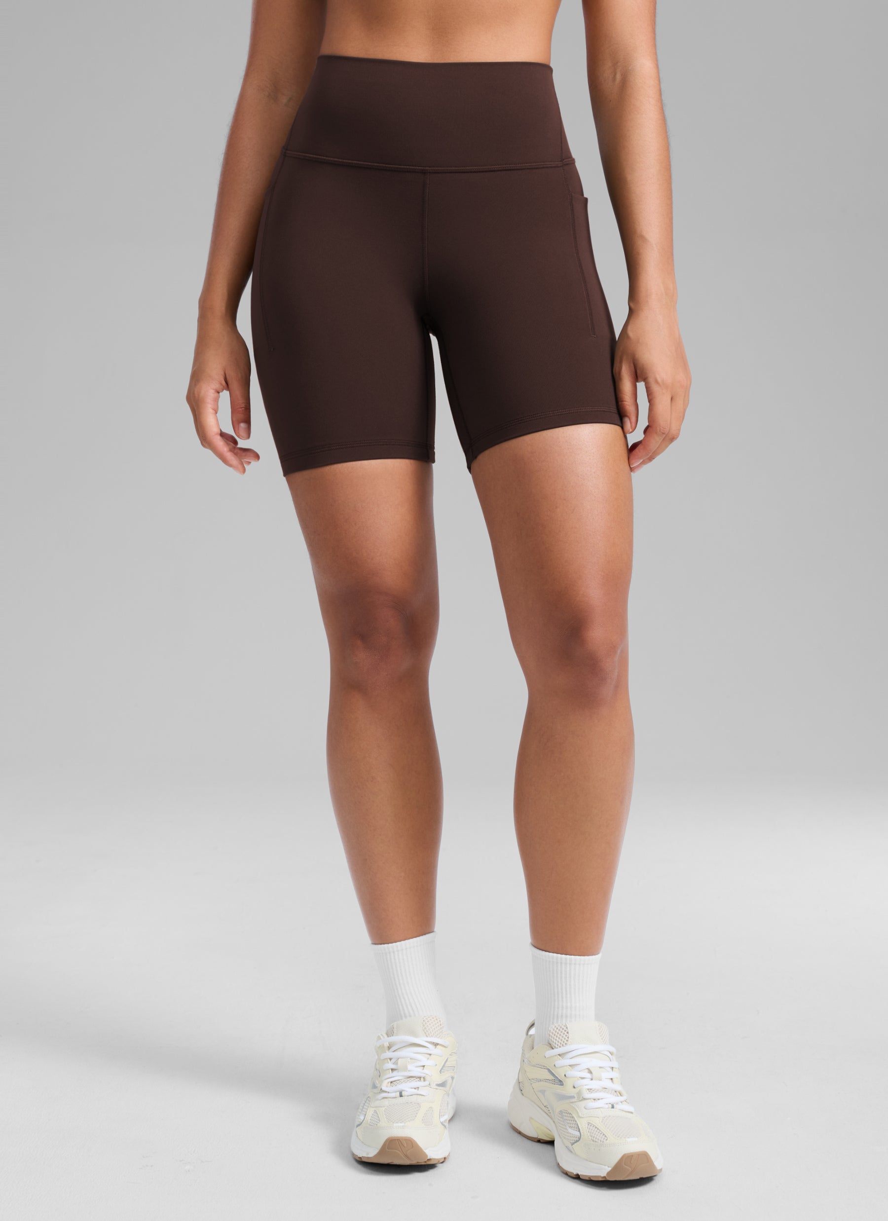 CRZ YOGA Mujer Butterlift Shorts Biker Tiro Alto Bolsillos 6