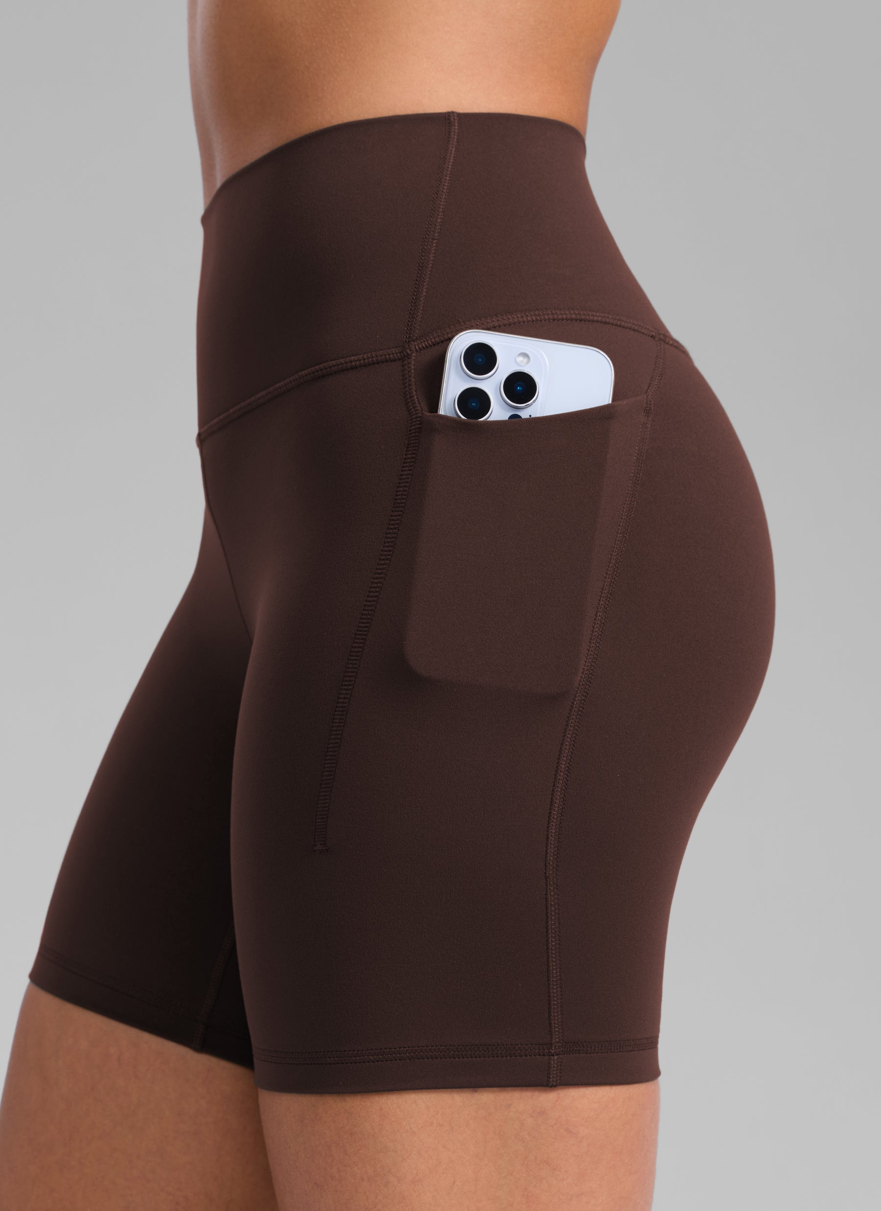 CRZ YOGA Mujer Butterlift Shorts Biker Tiro Alto Bolsillos 6