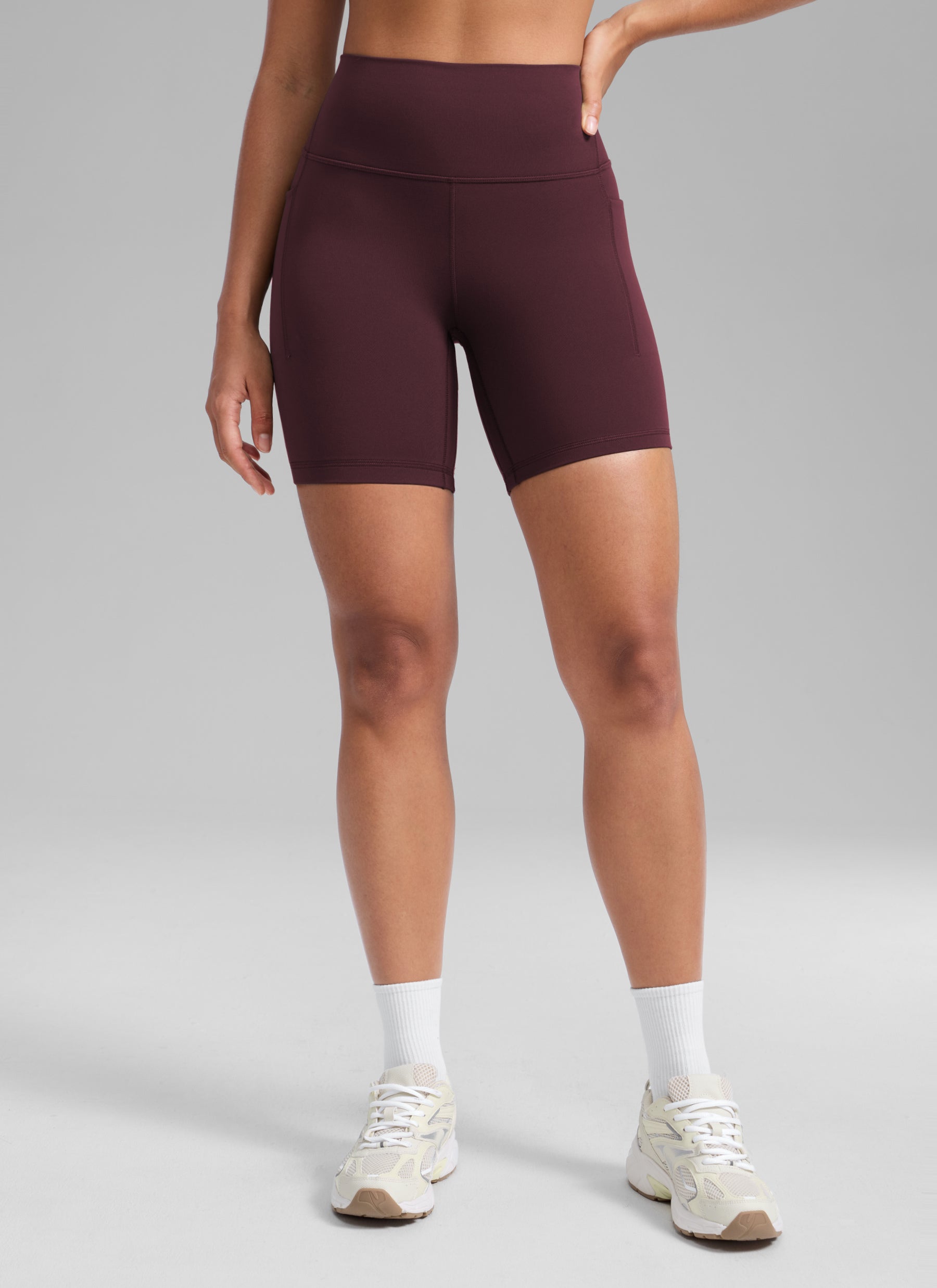 CRZ YOGA Mujer Butterlift Shorts Biker Tiro Alto Bolsillos 6