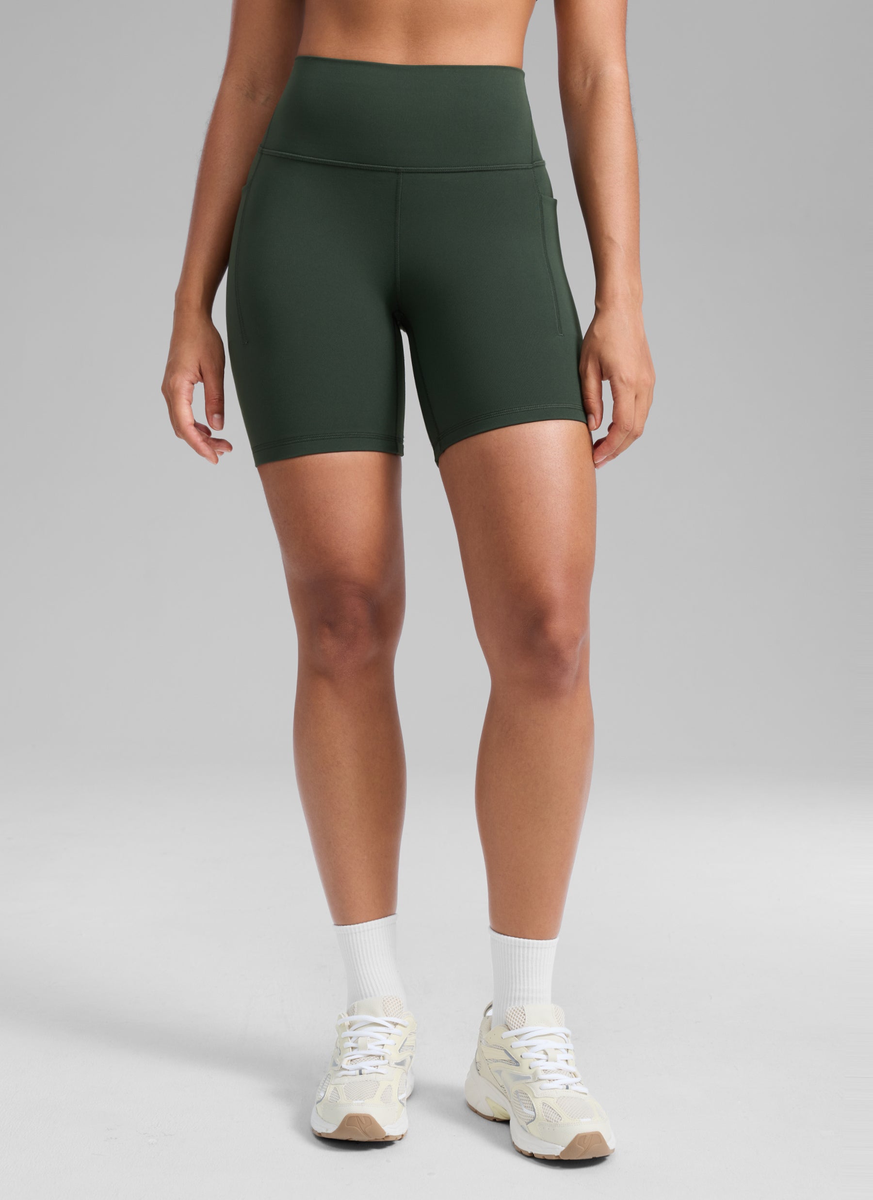 CRZ YOGA Mujer Butterlift Shorts Biker Tiro Alto Bolsillos 6