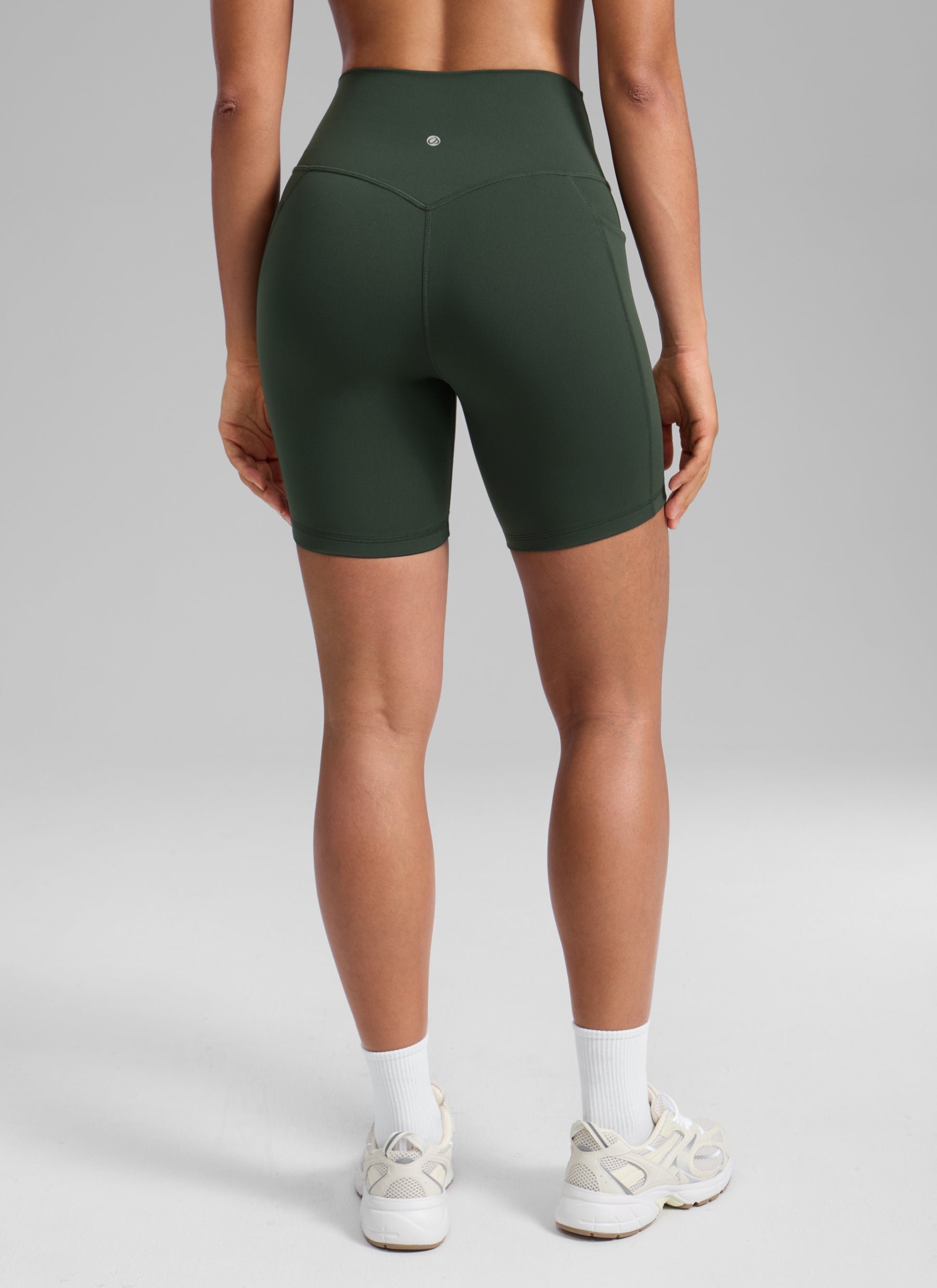CRZ YOGA Mujer Butterlift Shorts Biker Tiro Alto Bolsillos 6