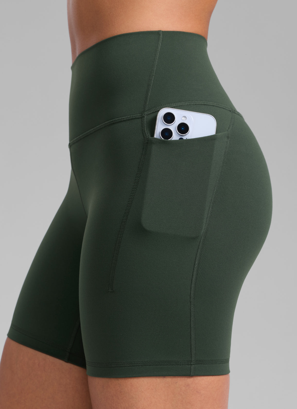CRZ YOGA Mujer Butterlift Shorts Biker Tiro Alto Bolsillos 6