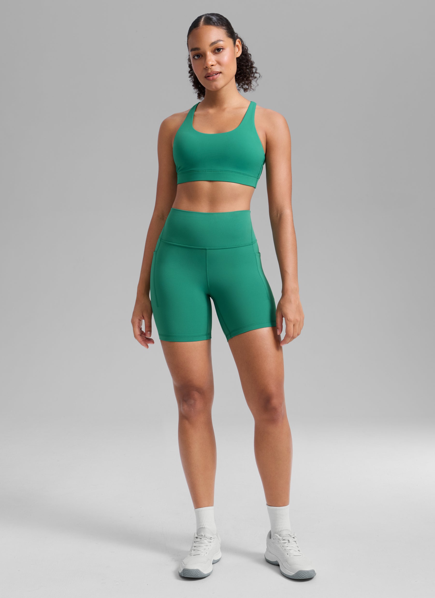 CRZ YOGA Mujer Butterlift Shorts Biker Tiro Alto Bolsillos 6