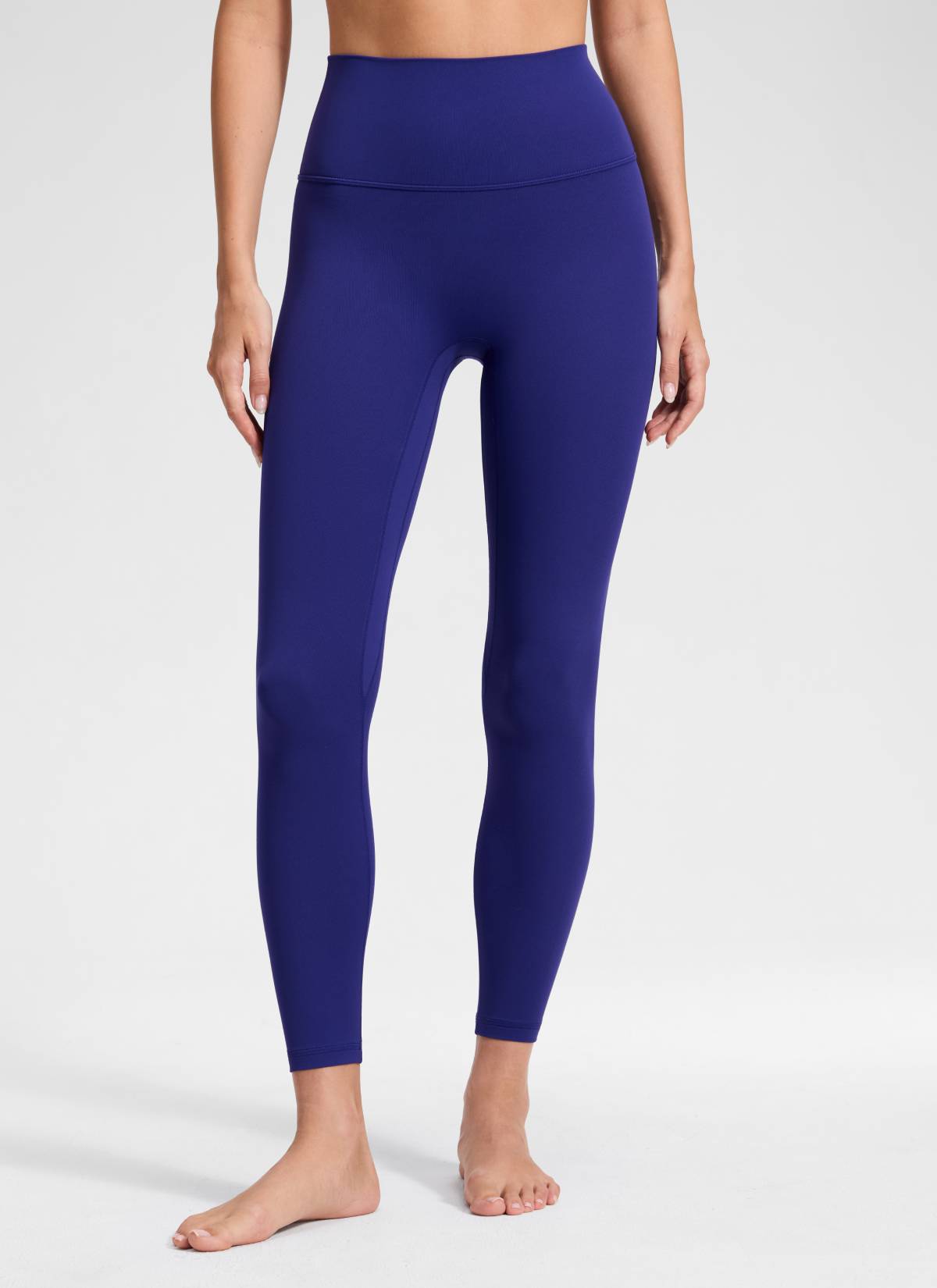 CRZ YOGA Leggings Mujer Yoga Butterluxe Talle Alto sin Costura Frontal Larkspur Azul