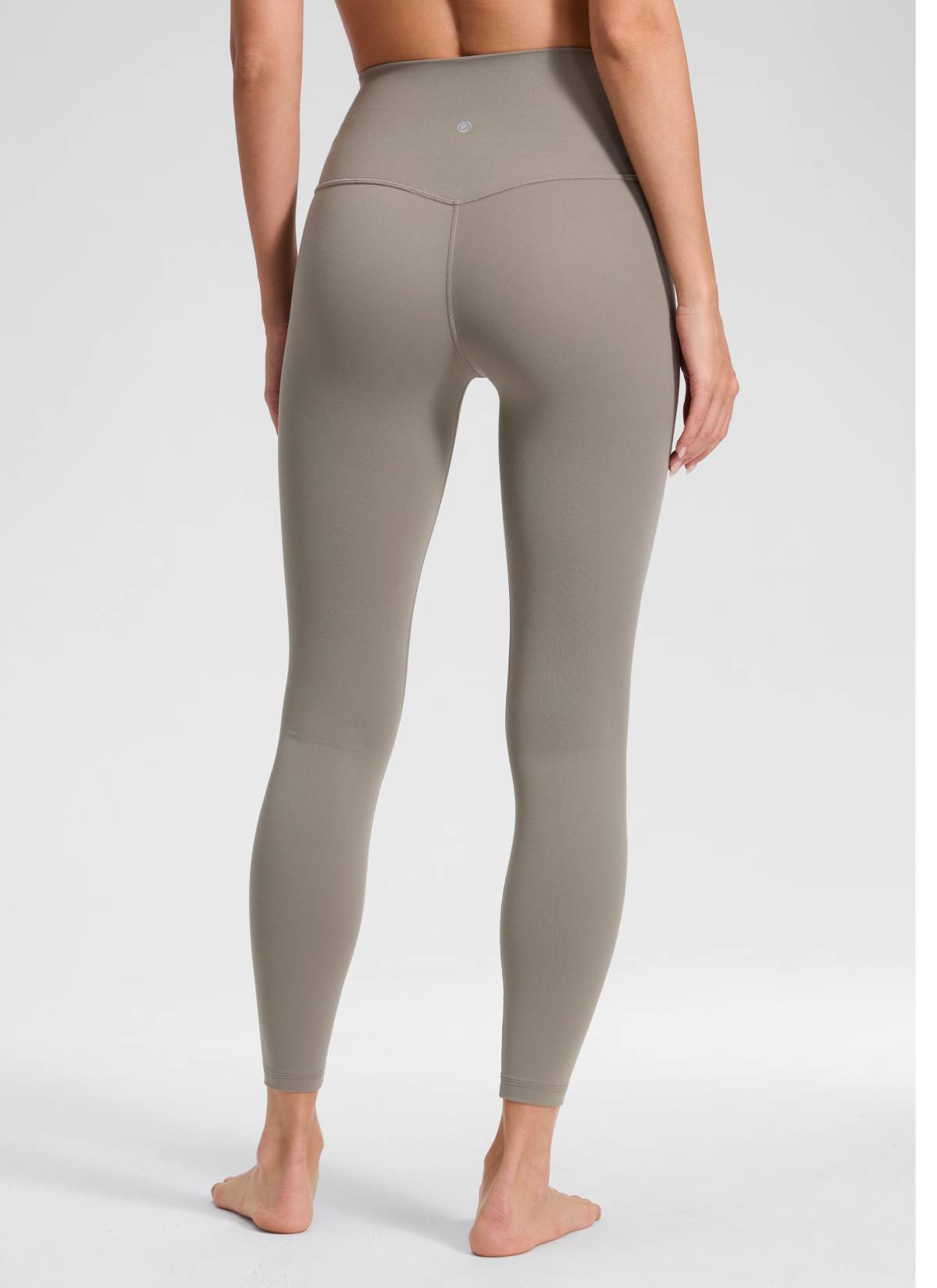 CRZ YOGA Leggings Mujer Yoga Butterluxe Talle Alto sin Costura Frontal Gris Ceniza Cálido