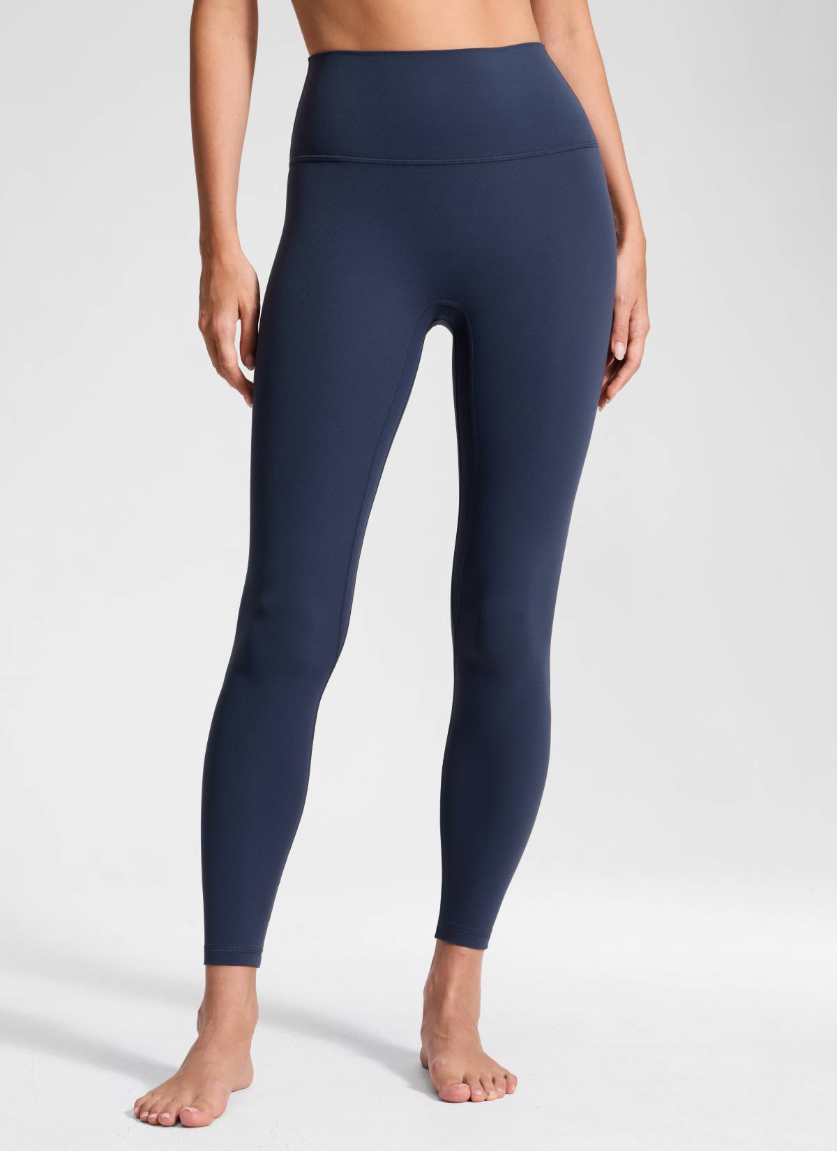 CRZ YOGA Leggings Mujer Yoga Butterluxe Talle Alto sin Costura Frontal Azul Club