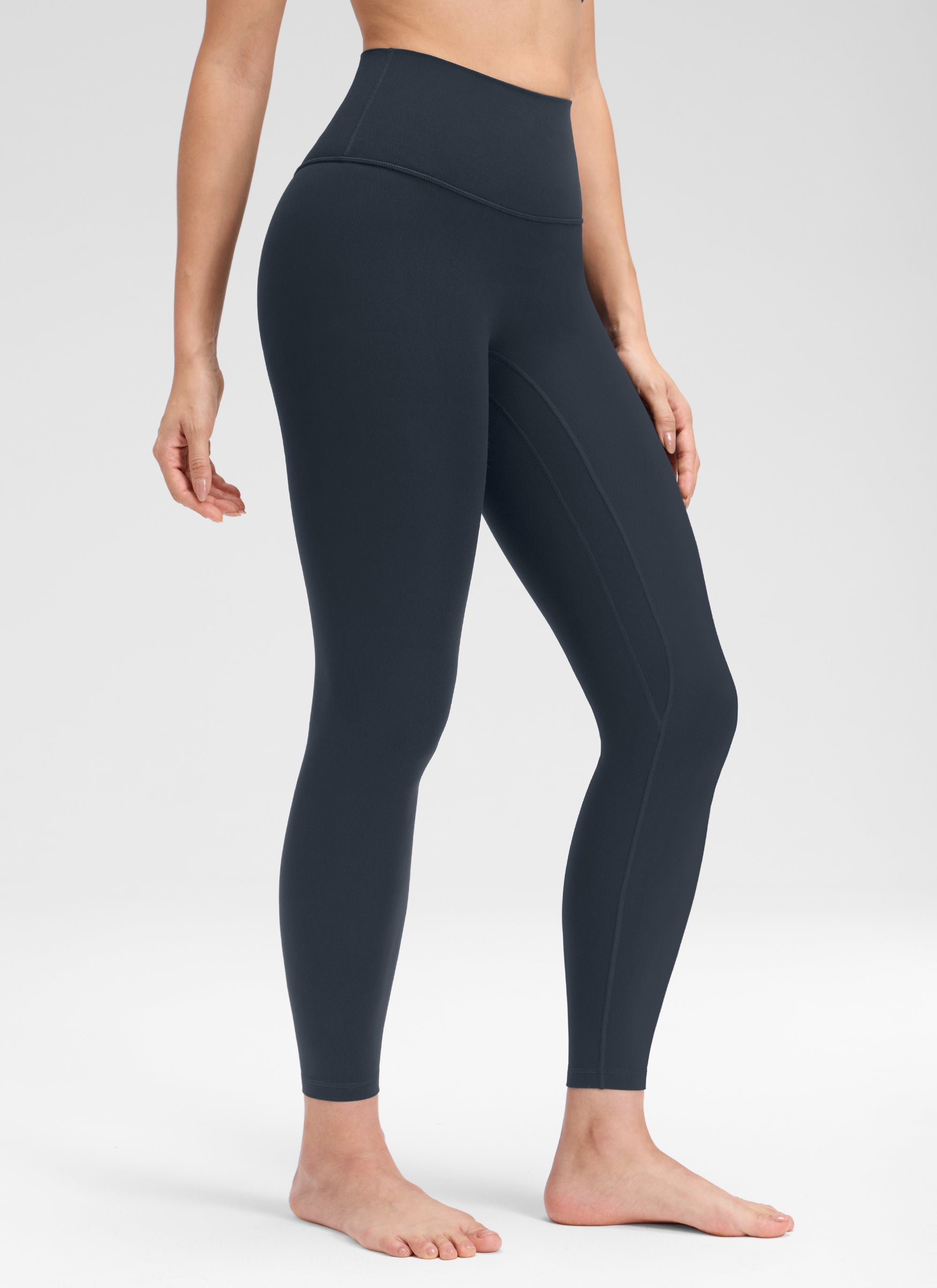 CRZ YOGA Leggings Mujer Yoga Butterluxe Talle Alto sin Costura Frontal True Navy
