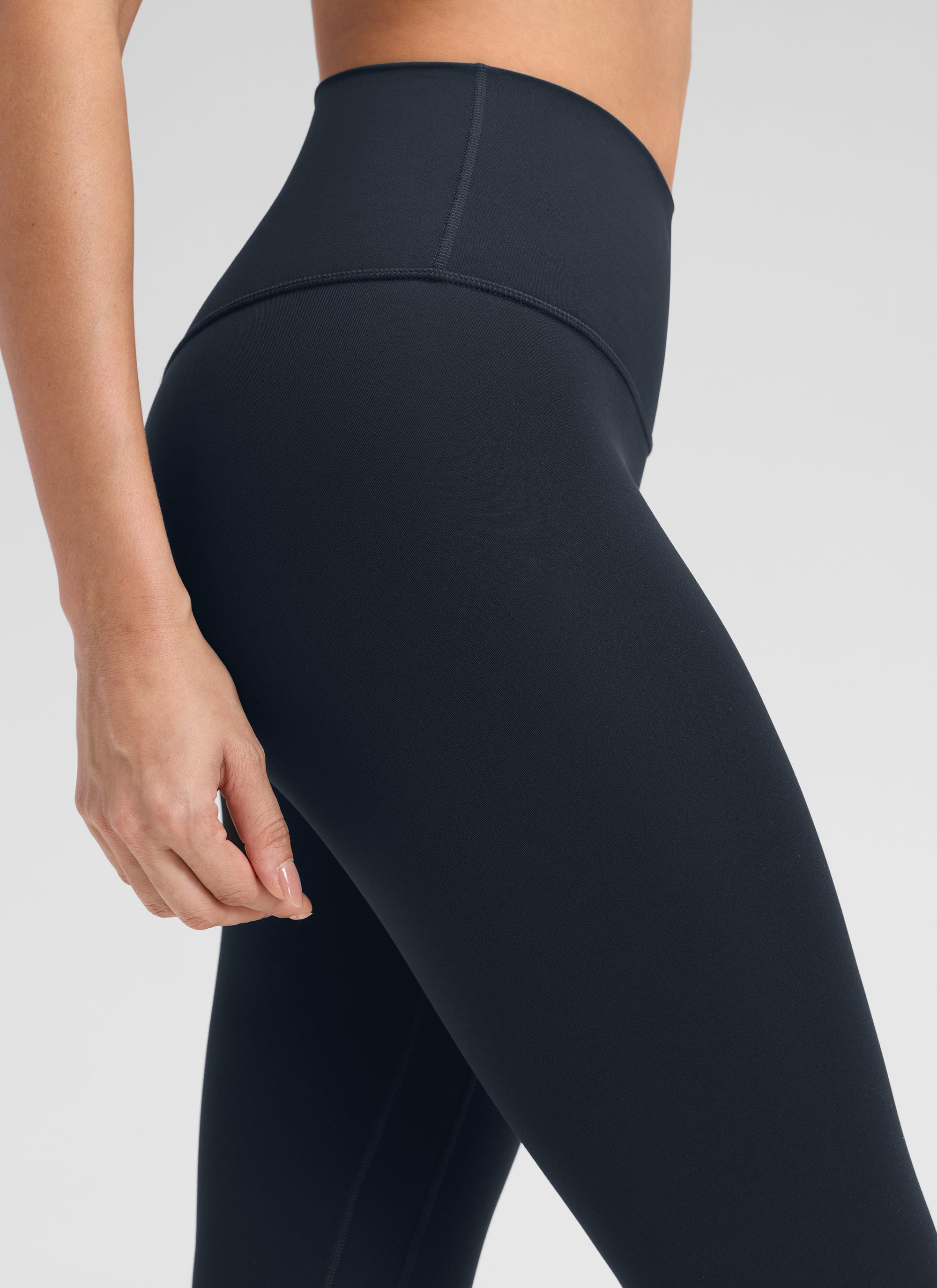 CRZ YOGA Leggings Mujer Yoga Butterluxe Talle Alto sin Costura Frontal True Navy