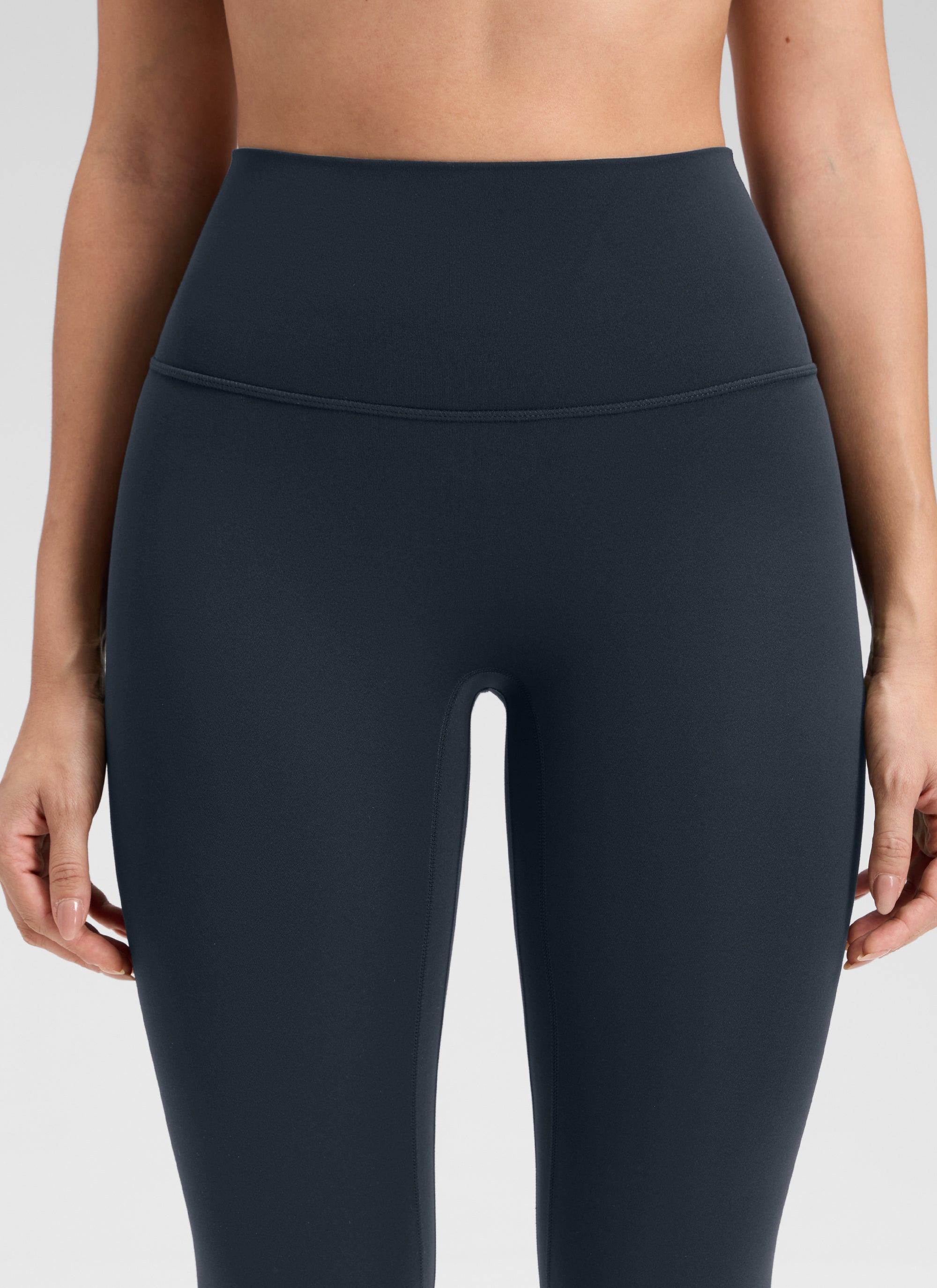 CRZ YOGA Leggings Mujer Yoga Butterluxe Talle Alto sin Costura Frontal True Navy