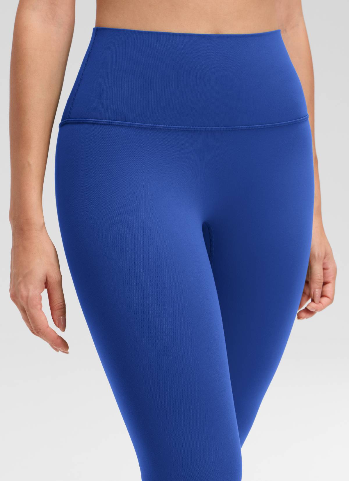 CRZ YOGA Leggings Mujer Yoga Butterluxe Talle Alto sin Costura Frontal Azul Ondulante
