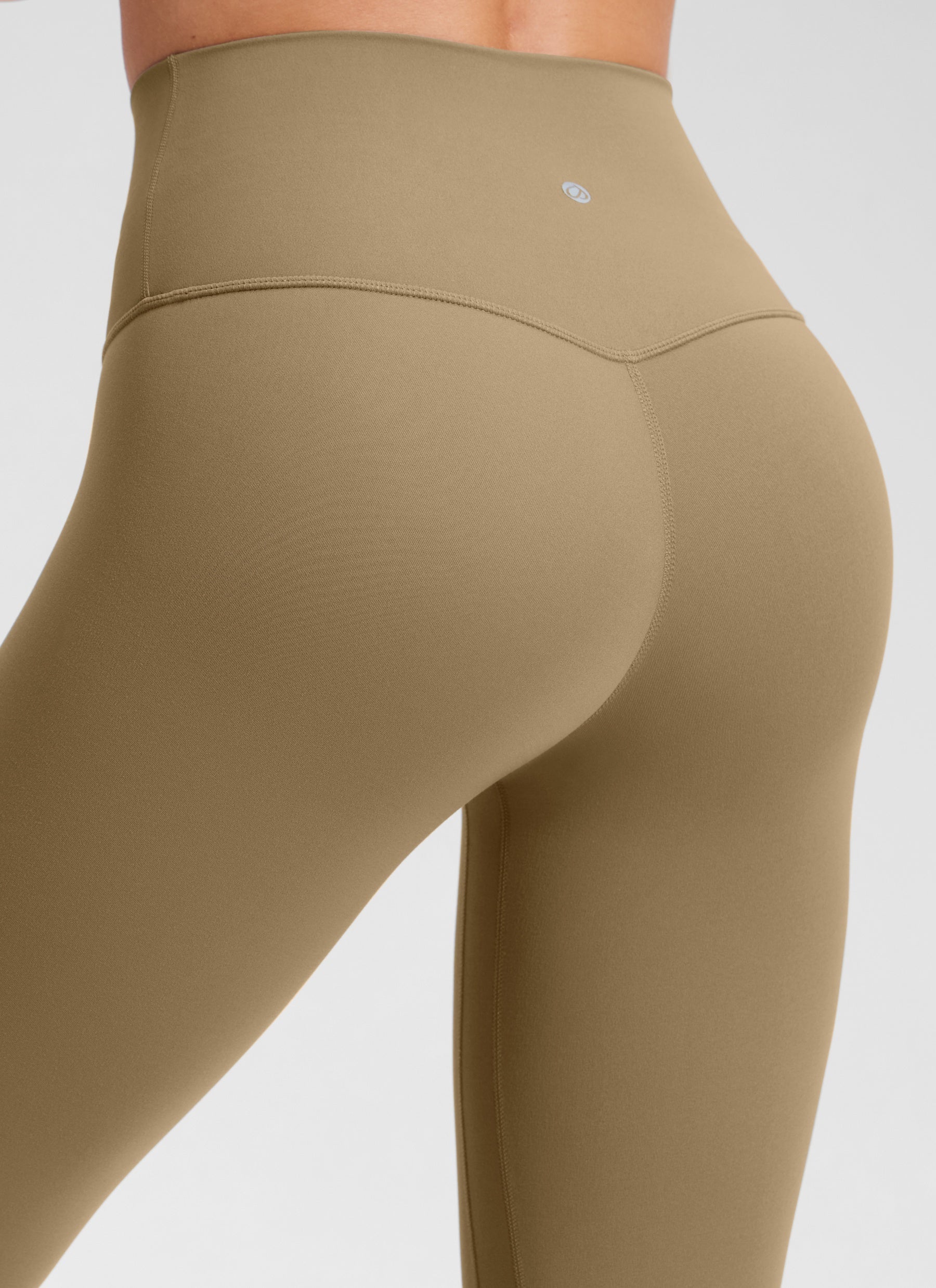 CRZ YOGA Leggings Mujer Yoga Butterluxe Talle Alto sin Costura Frontal Marrón Soul