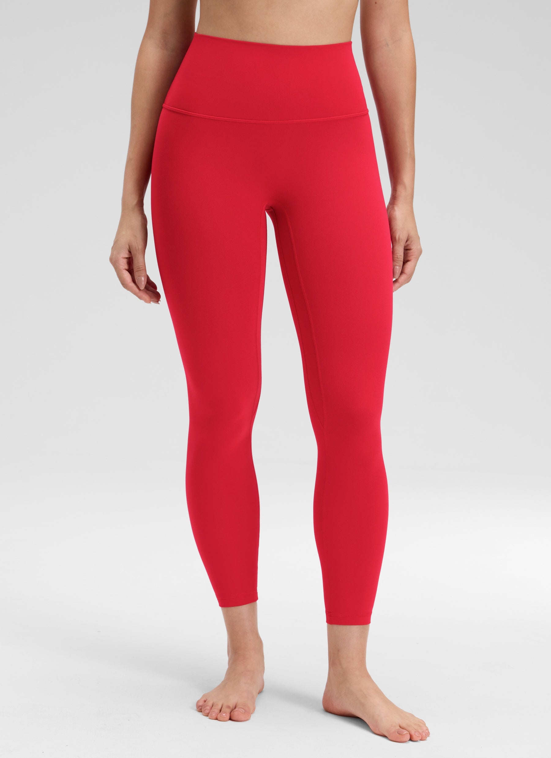 CRZ YOGA Leggings Mujer Yoga Butterluxe Talle Alto sin Costura Frontal Lápiz labial
