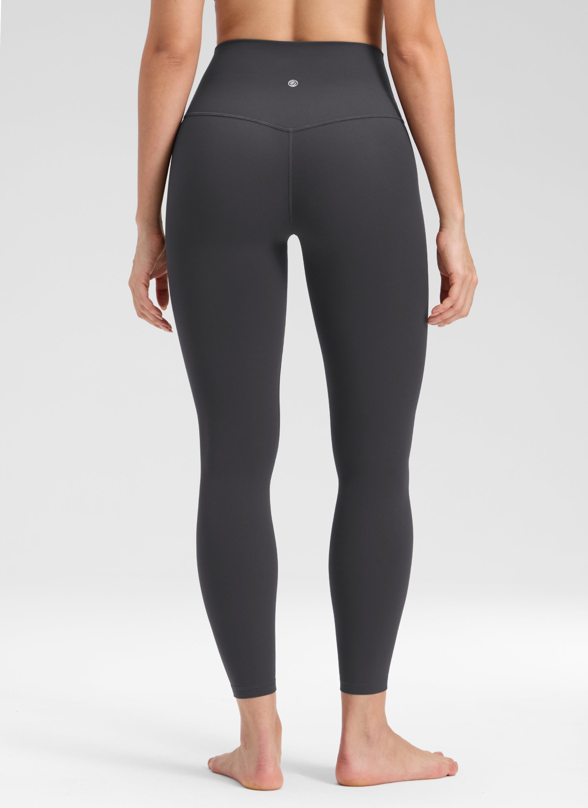 CRZ YOGA Leggings Mujer Yoga Butterluxe Talle Alto sin Costura Frontal Gris misterioso