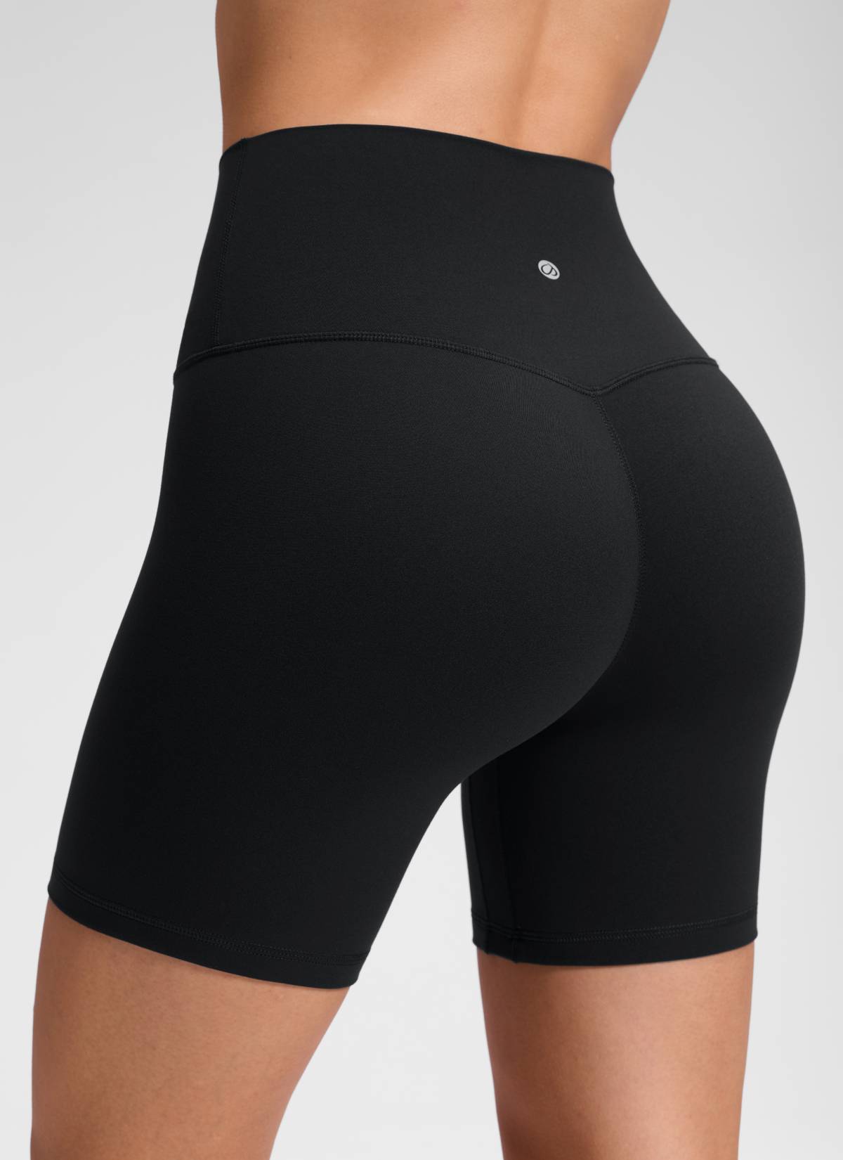 CRZ YOGA Corto Butterluxe sin costura frontal para mujer, 6