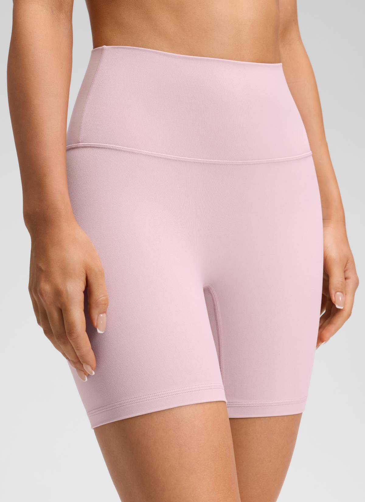 CRZ YOGA Corto Butterluxe sin costura frontal para mujer, 6