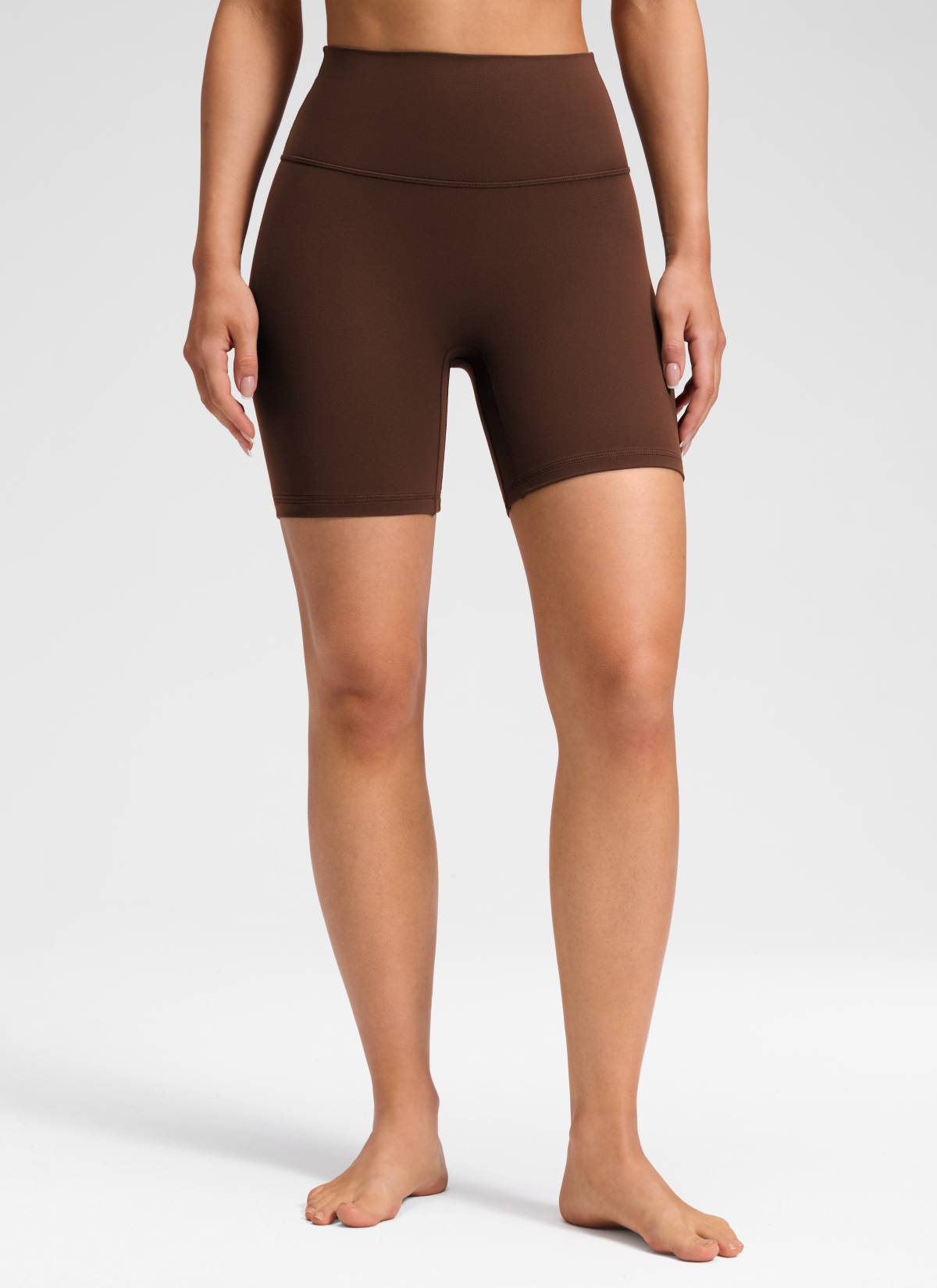CRZ YOGA Corto Butterluxe sin costura frontal para mujer, 6