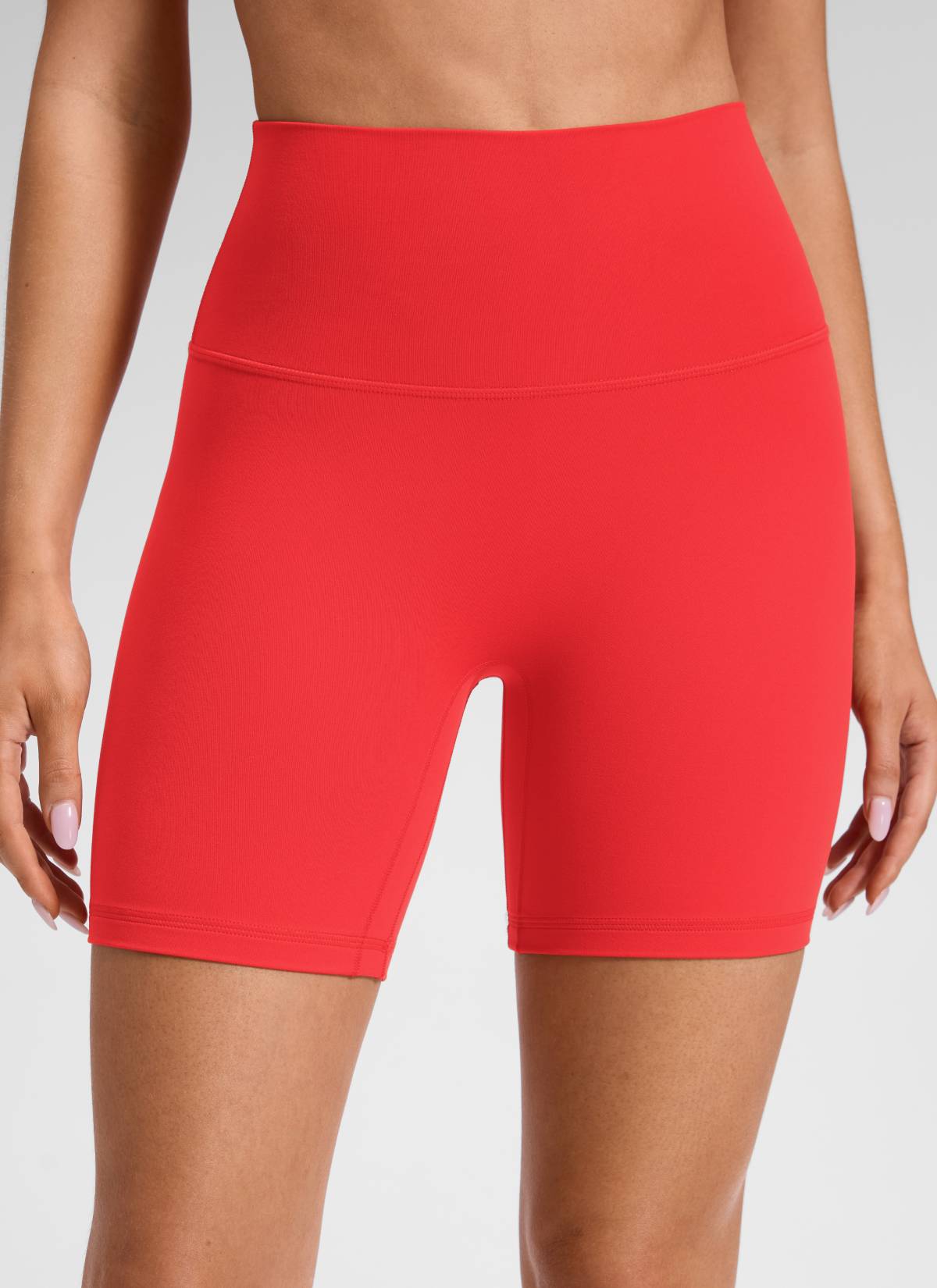 CRZ YOGA Corto Butterluxe sin costura frontal para mujer, 6