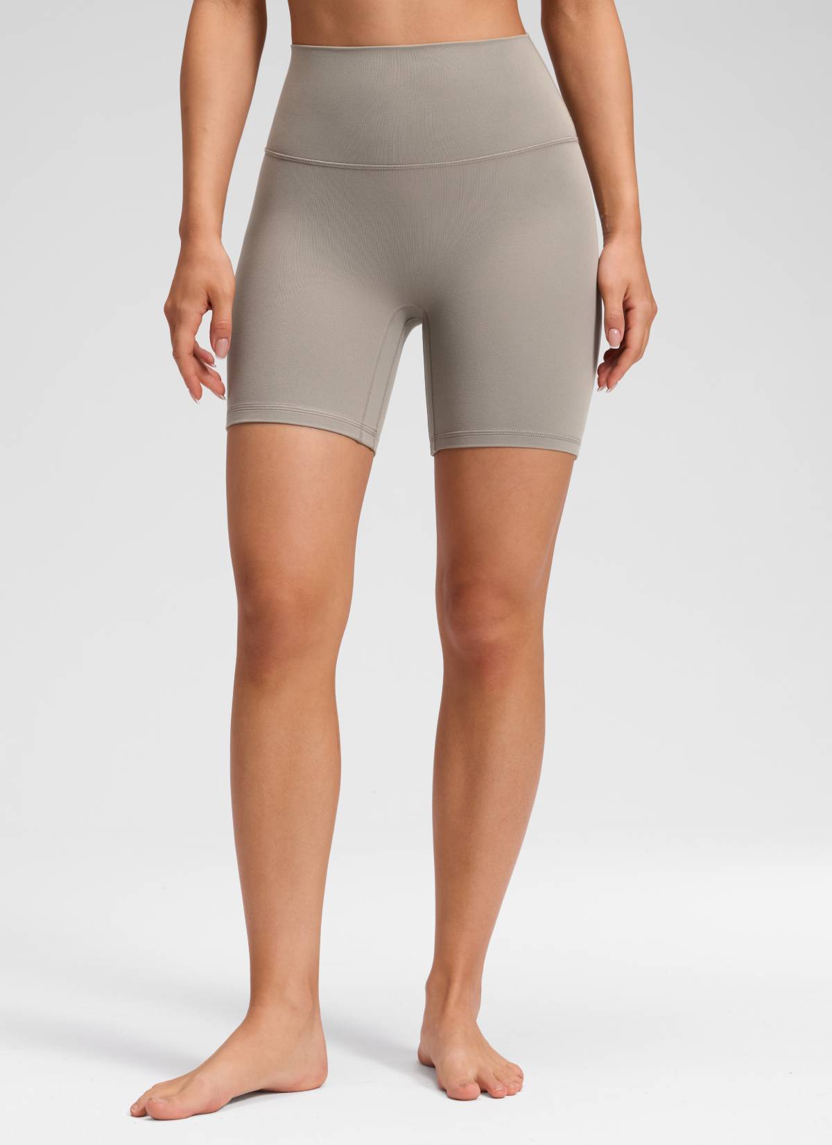 CRZ YOGA Corto Butterluxe sin costura frontal para mujer, 6