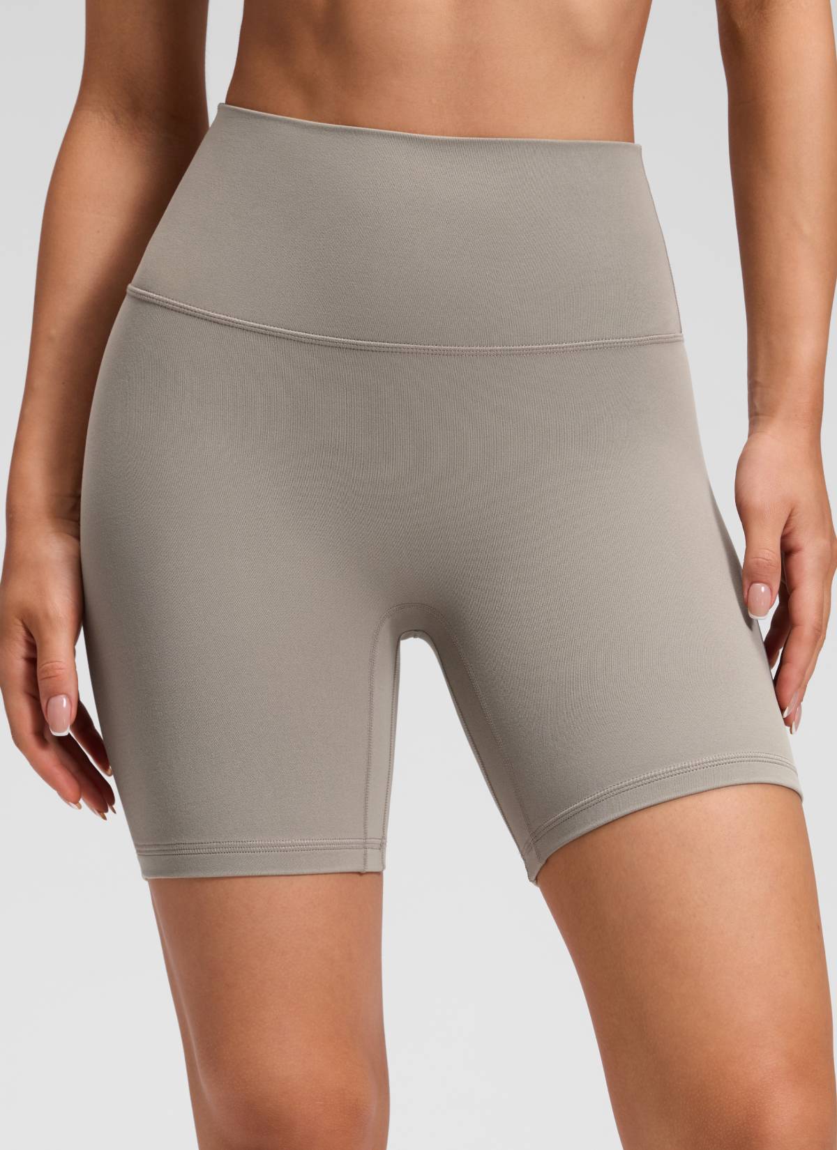 CRZ YOGA Corto Butterluxe sin costura frontal para mujer, 6