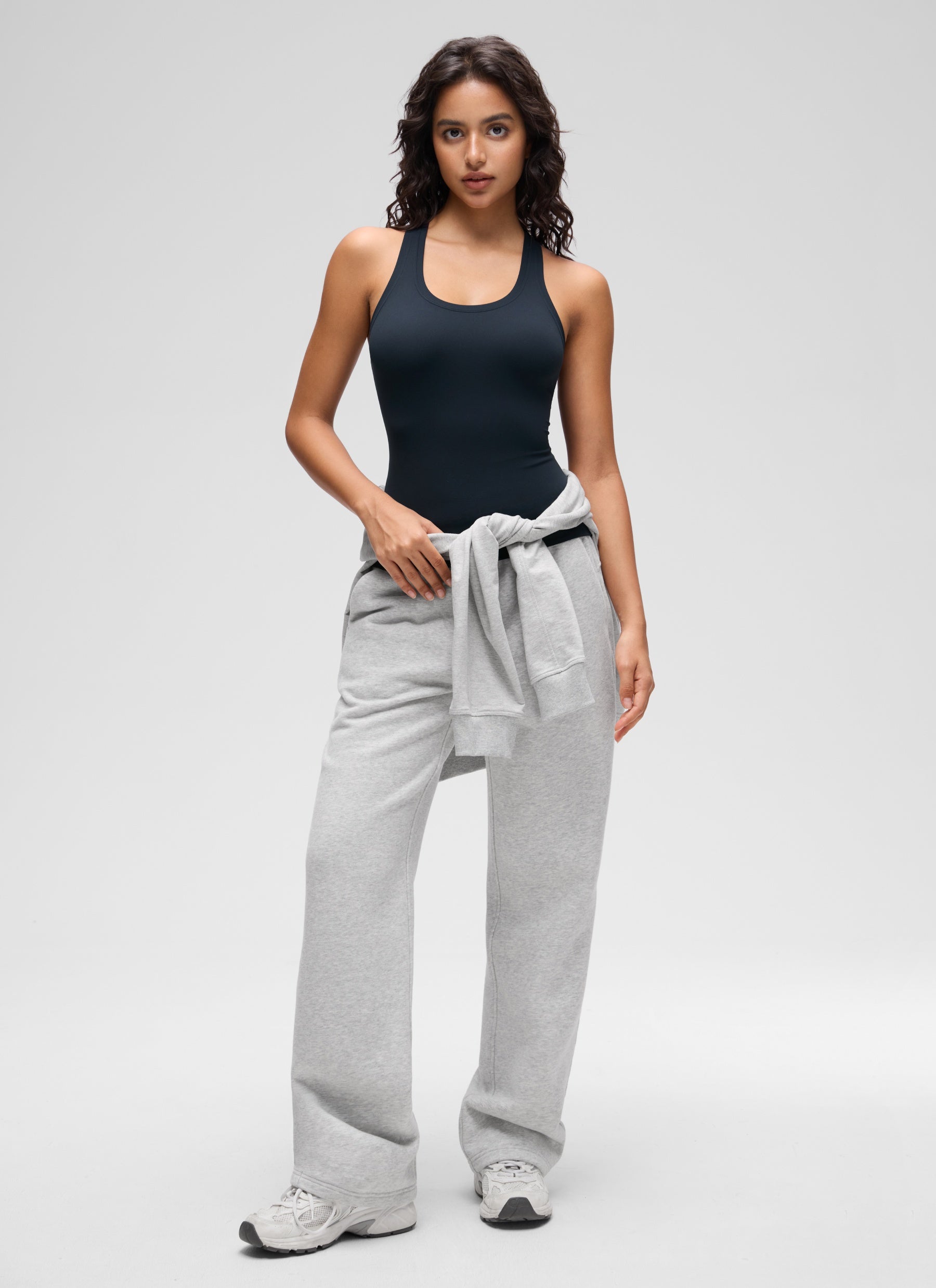 CRZ YOGA Butterluxe Camiseta sin Mangas con Espalda Cruzada para Mujer True Navy