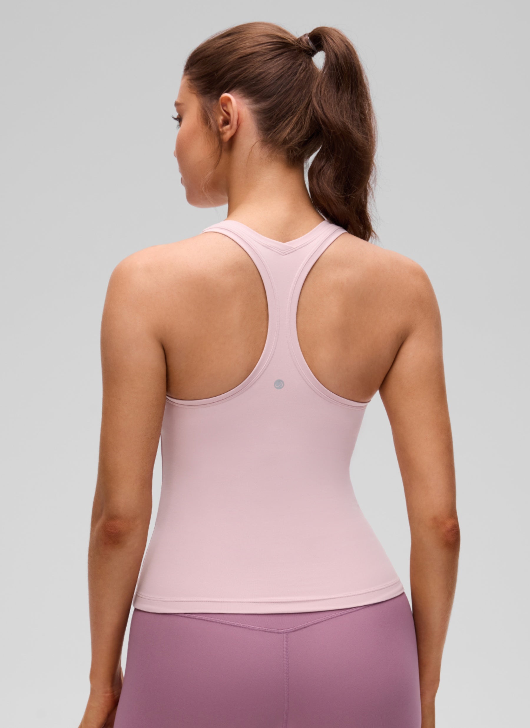 CRZ YOGA Butterluxe Camiseta sin Mangas con Espalda Cruzada para Mujer Haze Rosa