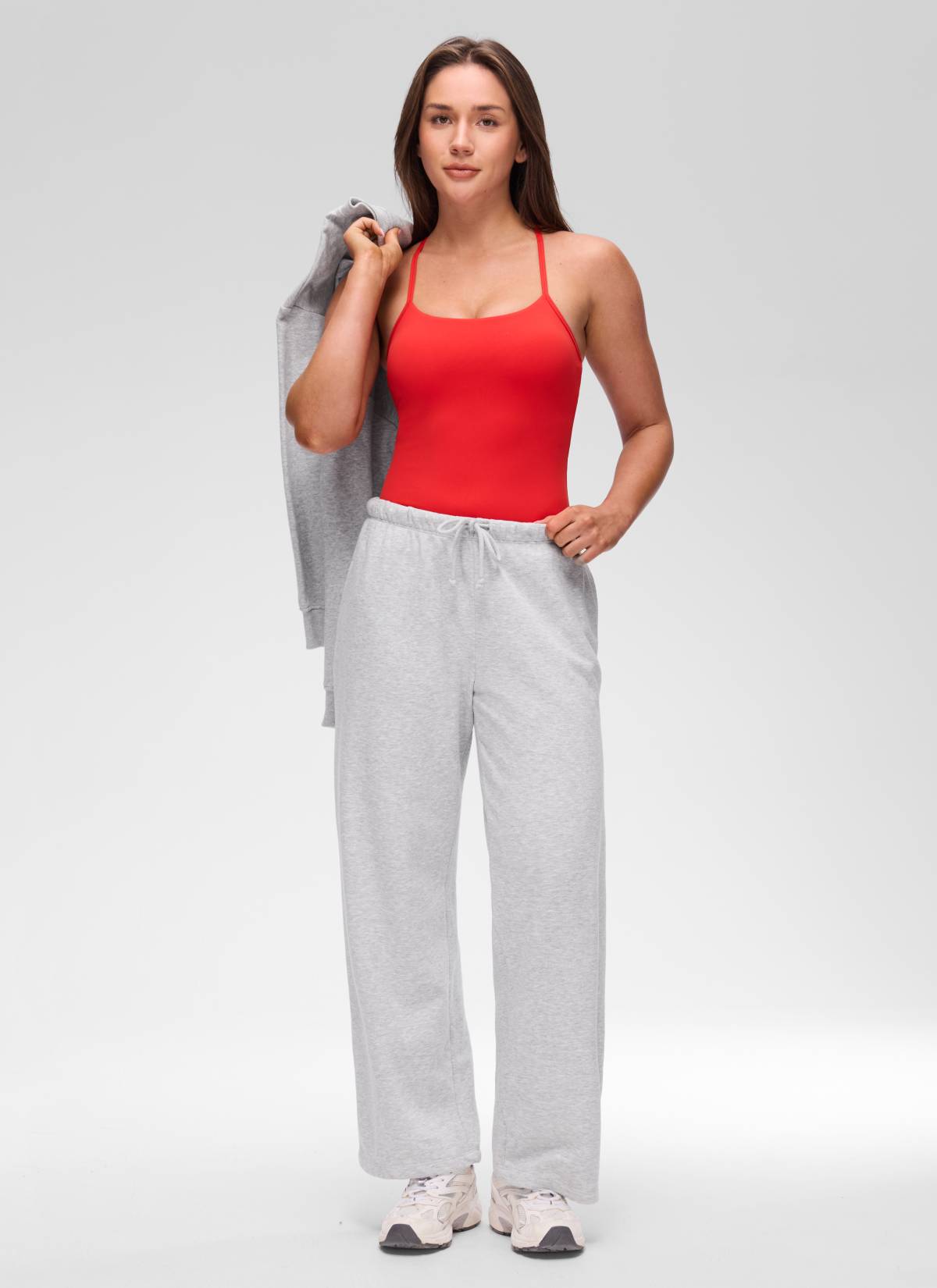 CRZ YOGA Sujetador incorporado con espalda en Y Butterluxe para mujer Rojo Profundo
