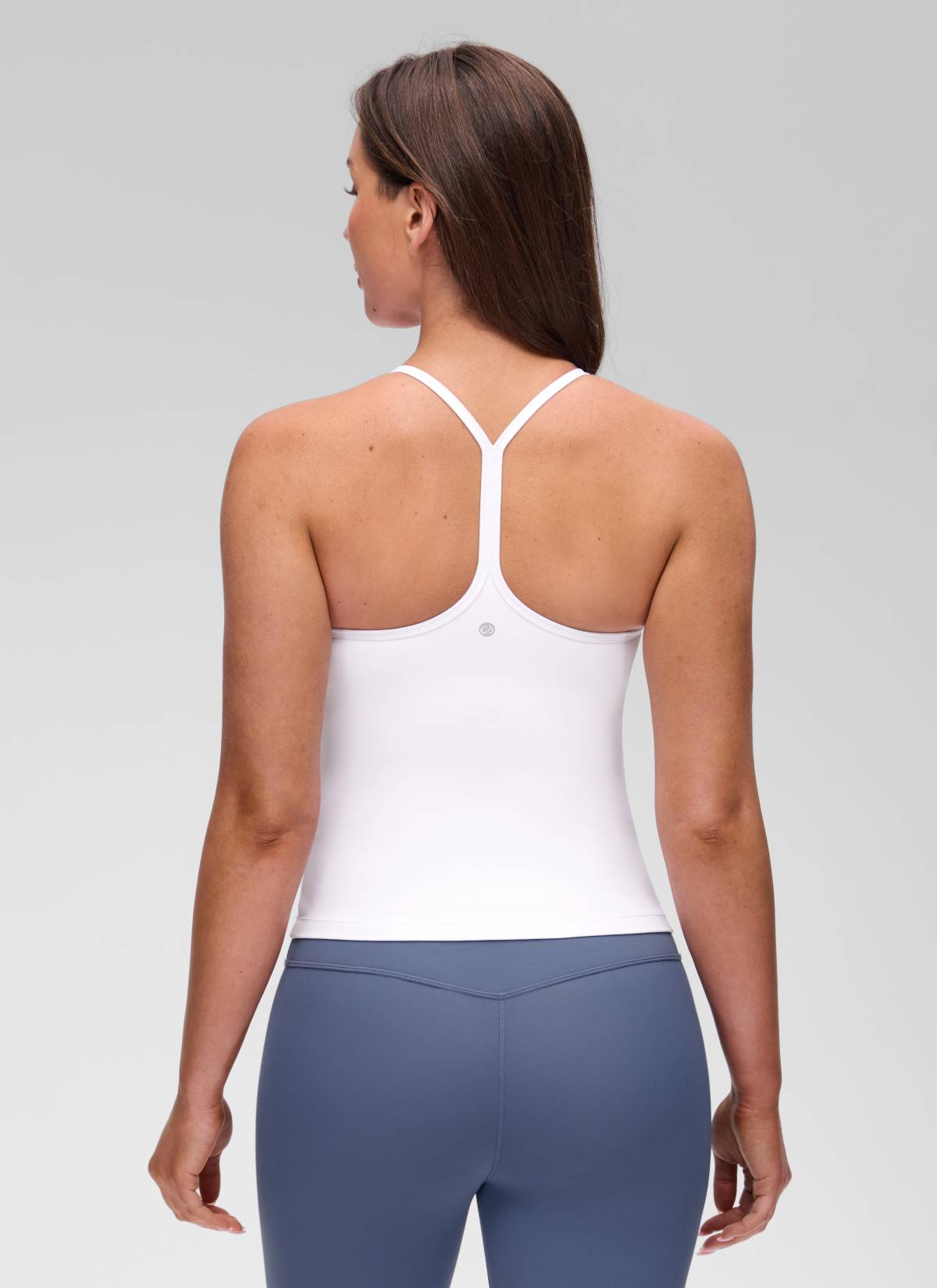 CRZ YOGA Sujetador incorporado con espalda en Y Butterluxe para mujer blanco