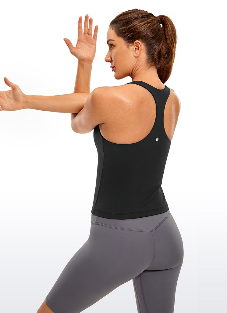 CRZ YOGA Butterluxe Camiseta de Tirantes de Yoga para Mujer Deep Purple