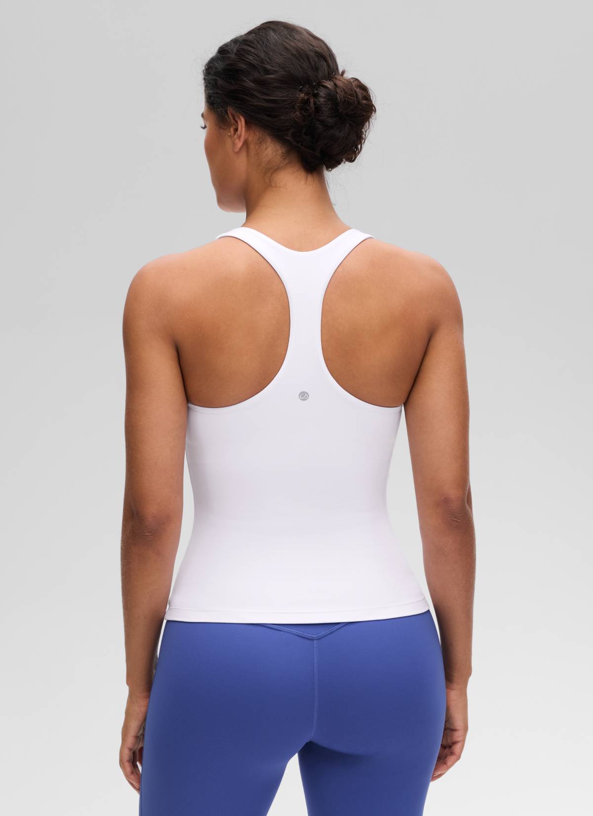 CRZ YOGA Butterluxe Camiseta de Tirantes de Yoga para Mujer blanco