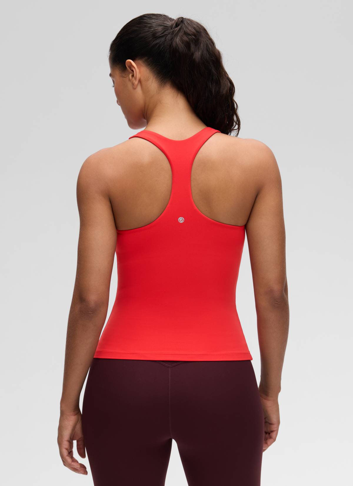 CRZ YOGA Butterluxe Camiseta de Tirantes de Yoga para Mujer Rojo Profundo