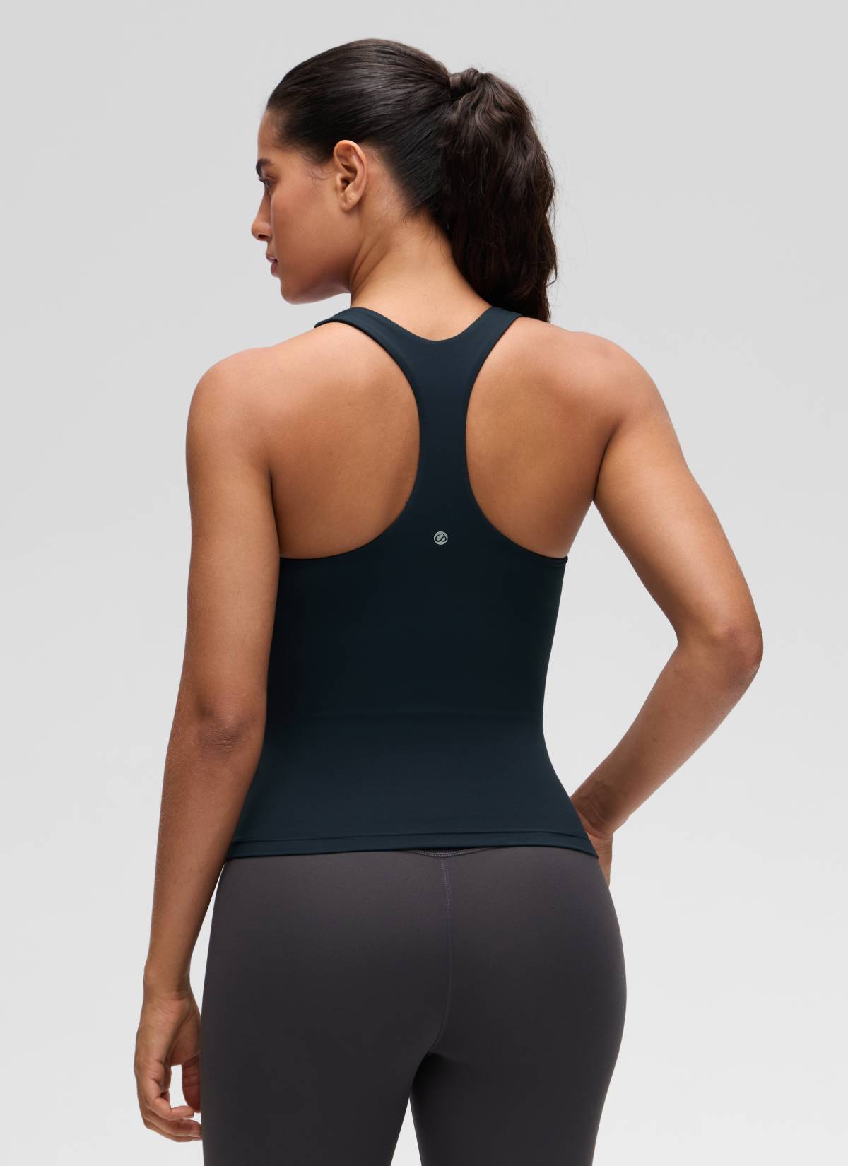 CRZ YOGA Butterluxe Camiseta de Tirantes de Yoga para Mujer True Navy