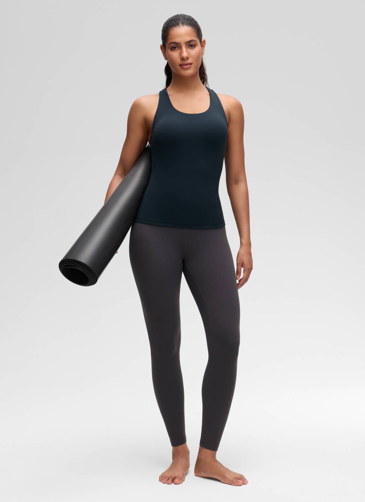 CRZ YOGA Butterluxe Camiseta de Tirantes de Yoga para Mujer True Navy