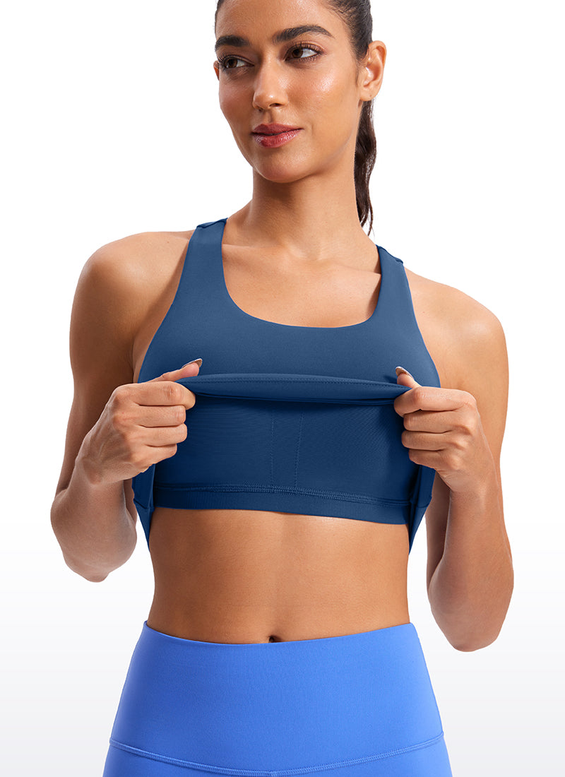CRZ YOGA Butterluxe Camiseta de Tirantes de Yoga para Mujer MARFIL FRANCÉS