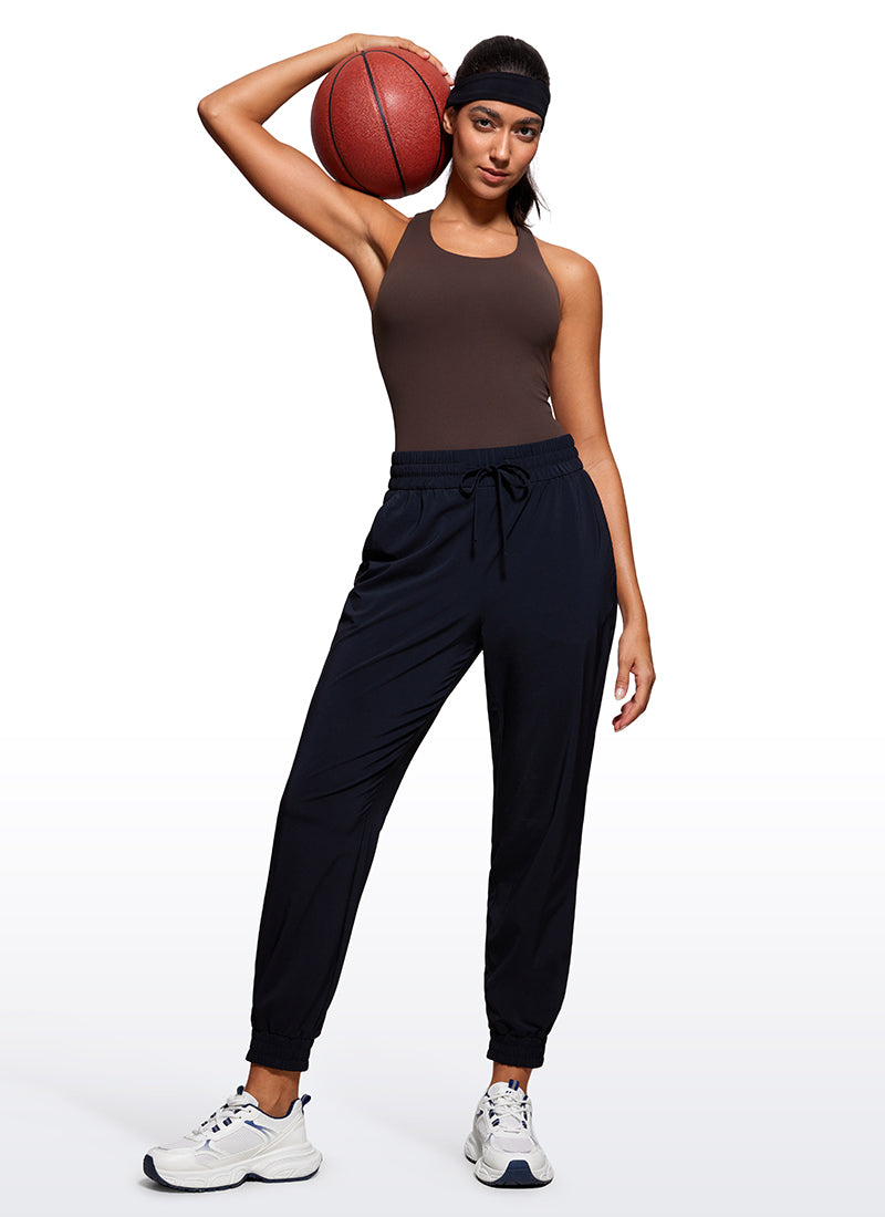 CRZ YOGA Butterluxe Camiseta de Tirantes de Yoga para Mujer Marrón Fudge Caliente