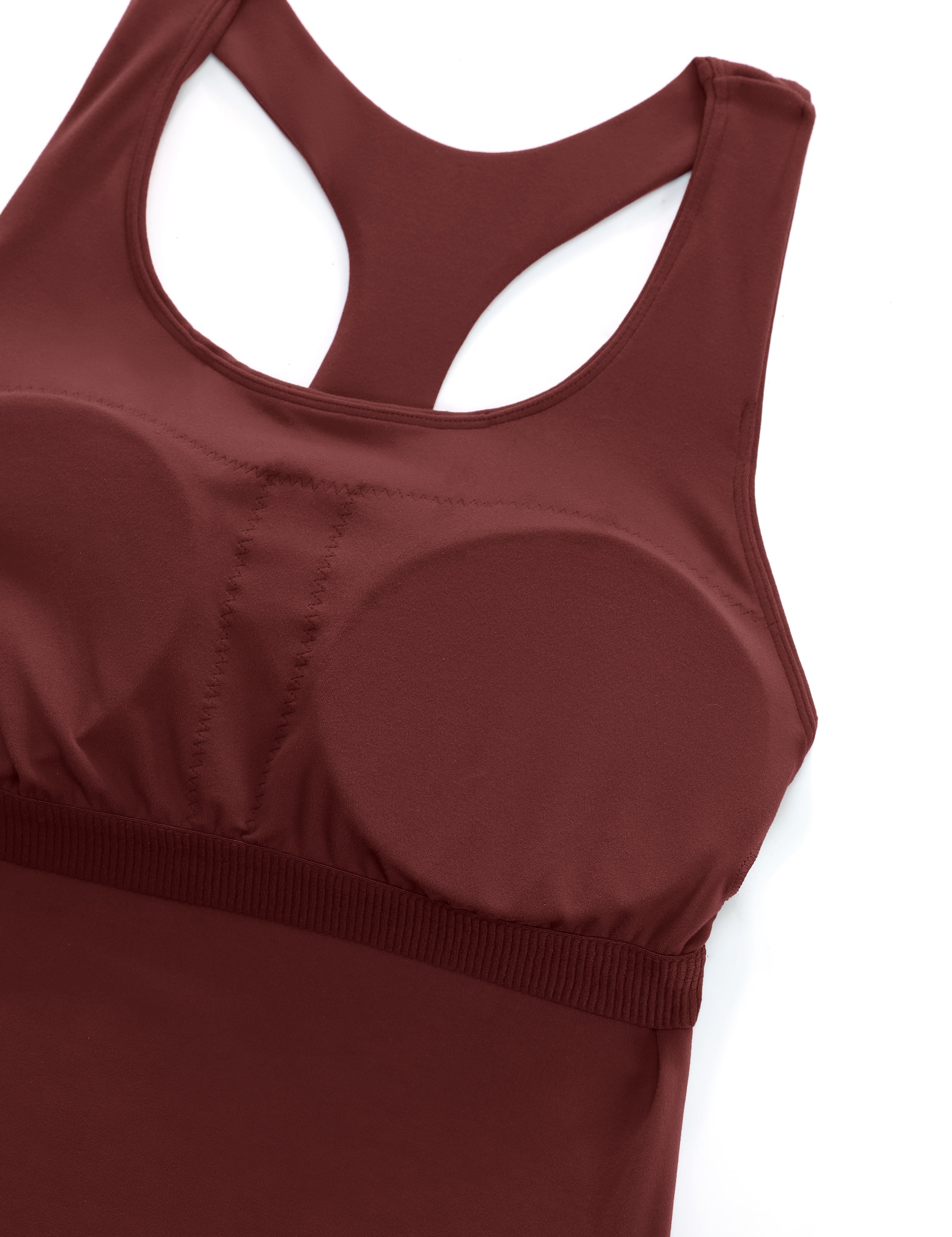 CRZ YOGA Butterluxe Camiseta de Tirantes de Yoga para Mujer Noctilucence Rojo