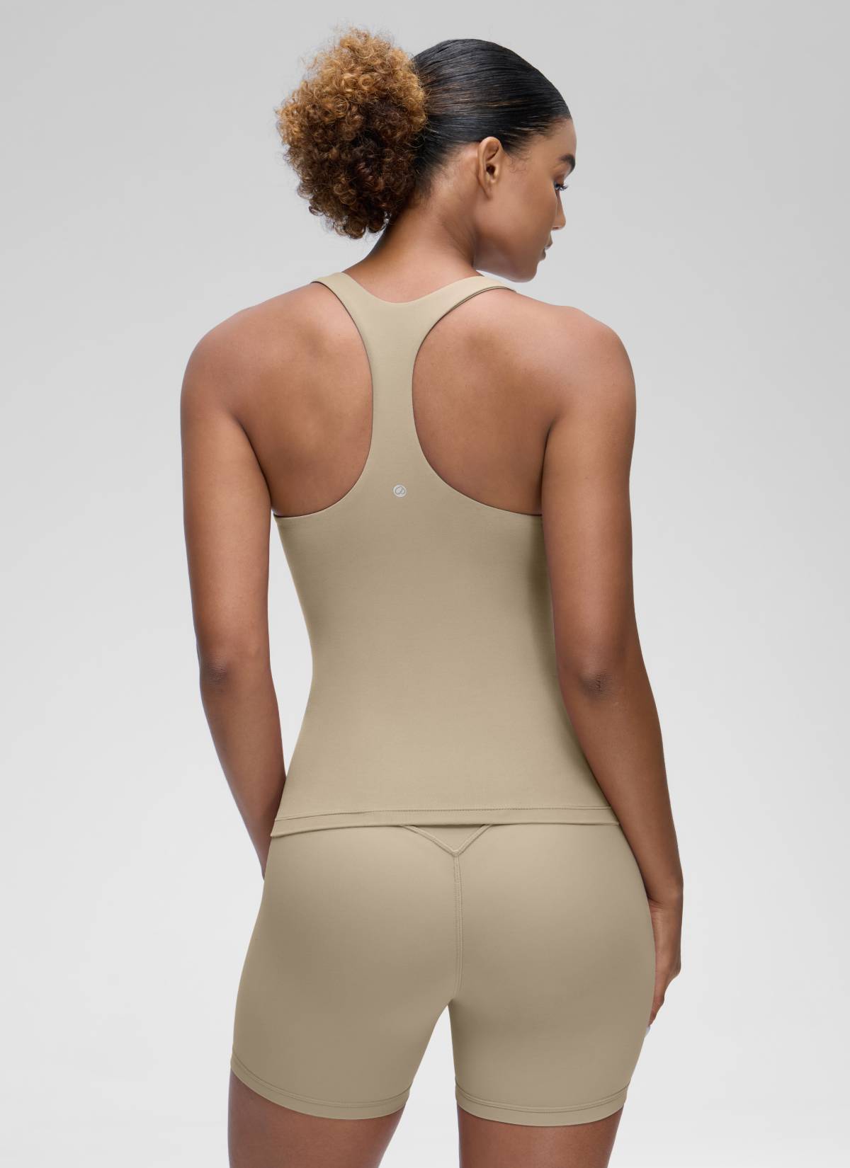 CRZ YOGA Butterluxe Camiseta de Tirantes de Yoga para Mujer Roble