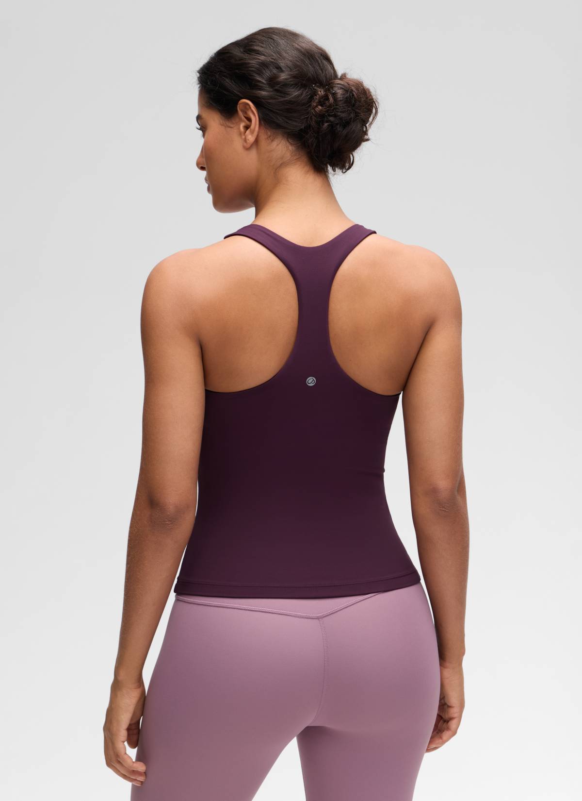CRZ YOGA Butterluxe Camiseta de Tirantes de Yoga para Mujer Deep Purple