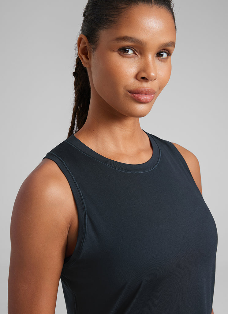 CRZ YOGA Tank Ultraligero Corte relajado Racerback Brezo de platino