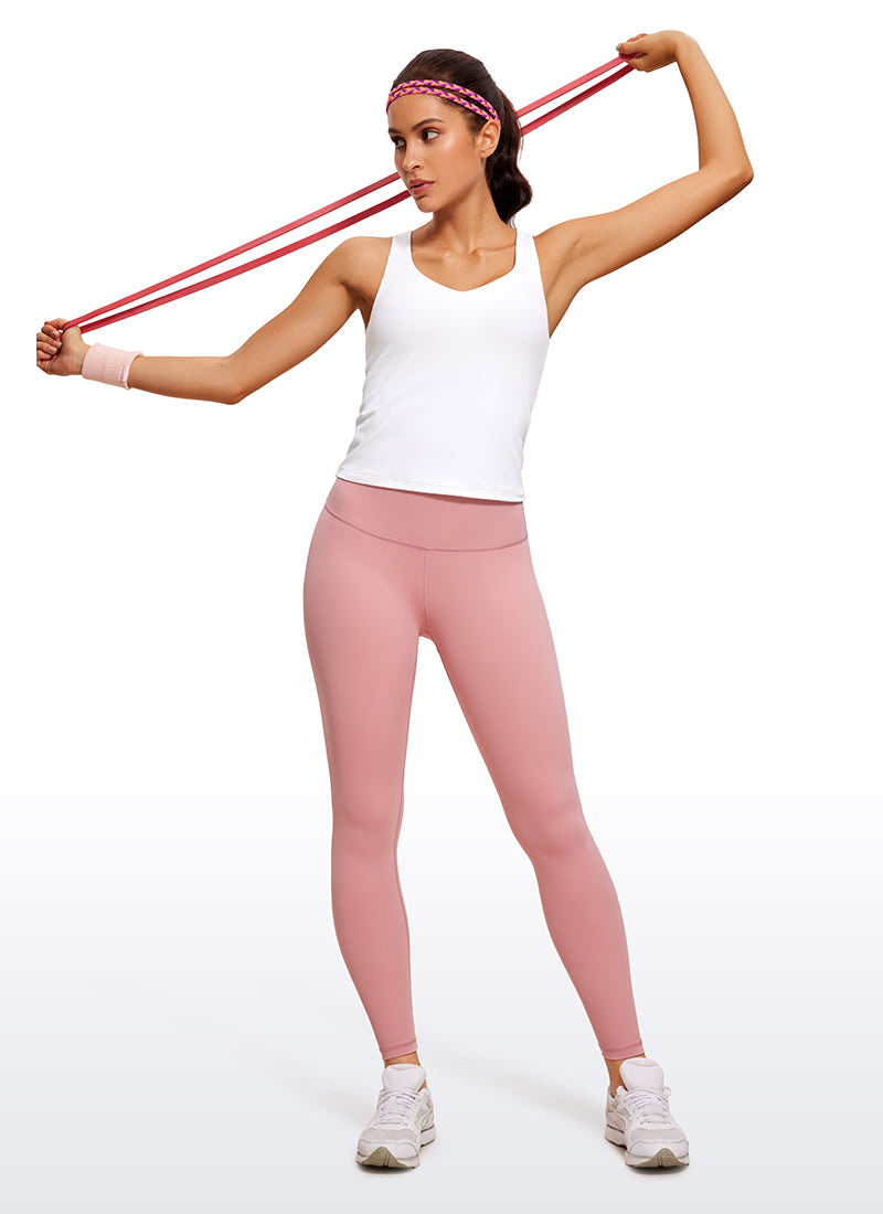 CRZ YOGA Mujeres Butterluxe Sujetador Integrado Escote en V blanco
