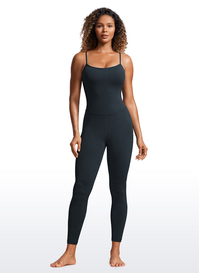 CRZ YOGA Monos de Yoga Body con Sujetador Incorporado para Mujer True Navy