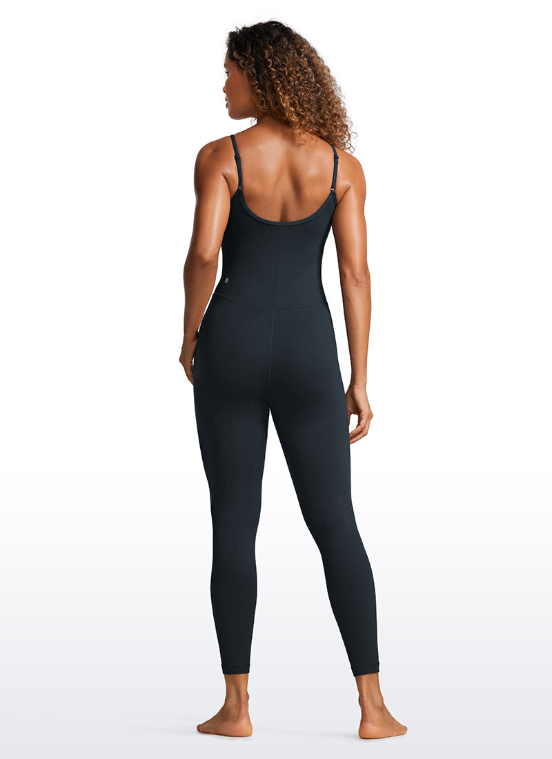 CRZ YOGA Monos de Yoga Body con Sujetador Incorporado para Mujer True Navy