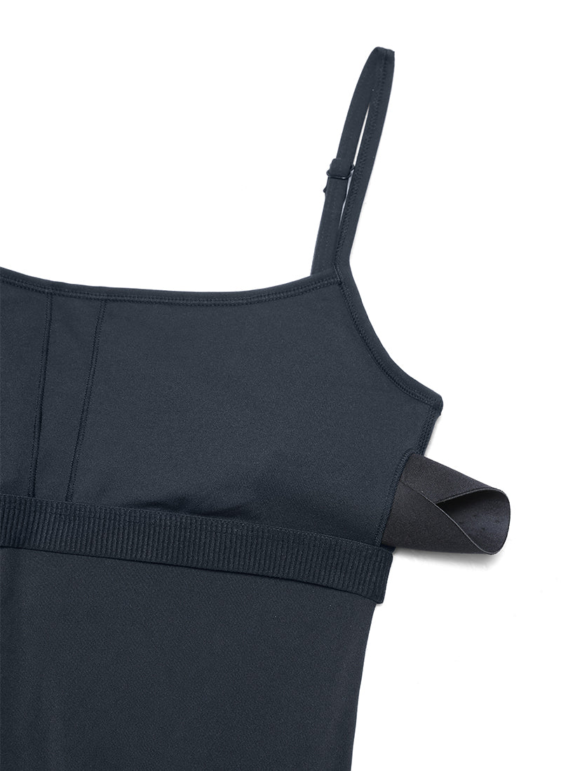 CRZ YOGA Monos de Yoga Body con Sujetador Incorporado para Mujer True Navy