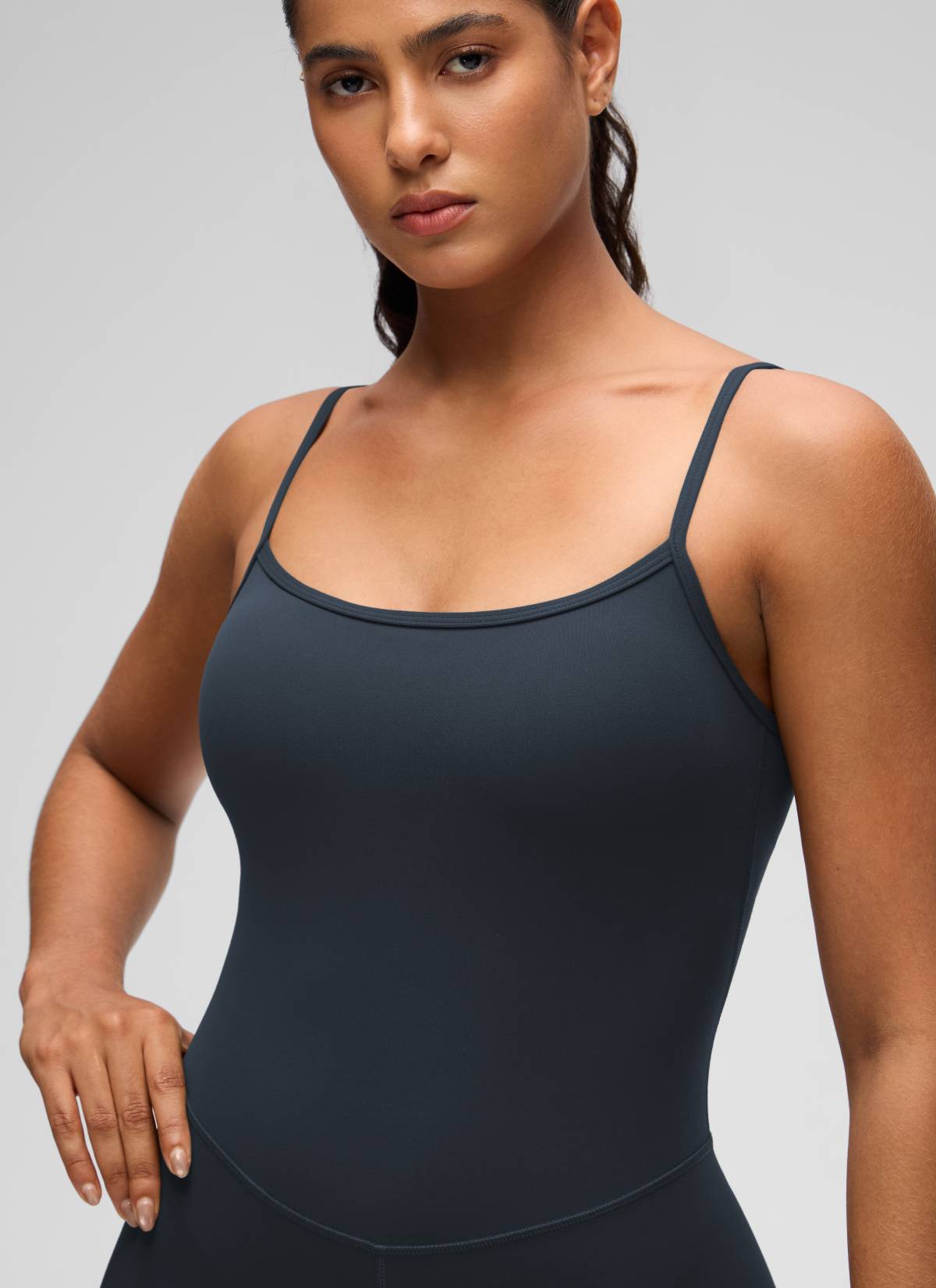 CRZ YOGA Butterluxe Enterizo de 4 Pulgadas - Mono Corto True Navy