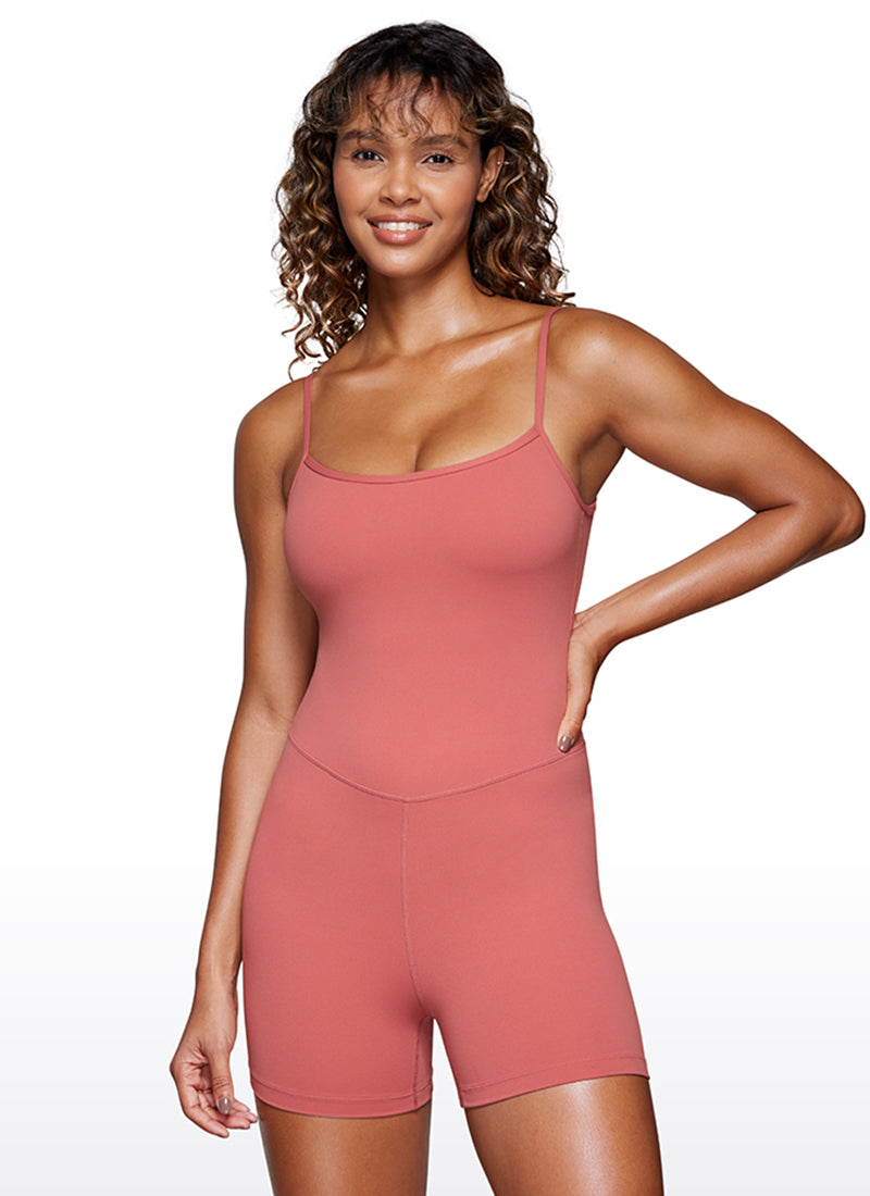 CRZ YOGA Butterluxe Enterizo de 4 Pulgadas - Mono Corto Gavanza