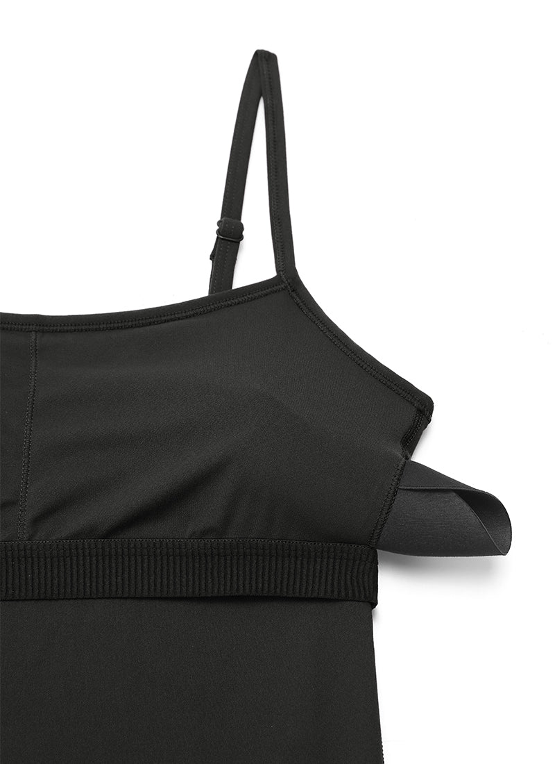 CRZ YOGA Butterluxe Enterizo con Sujetador Incorporado para Mujer Negro