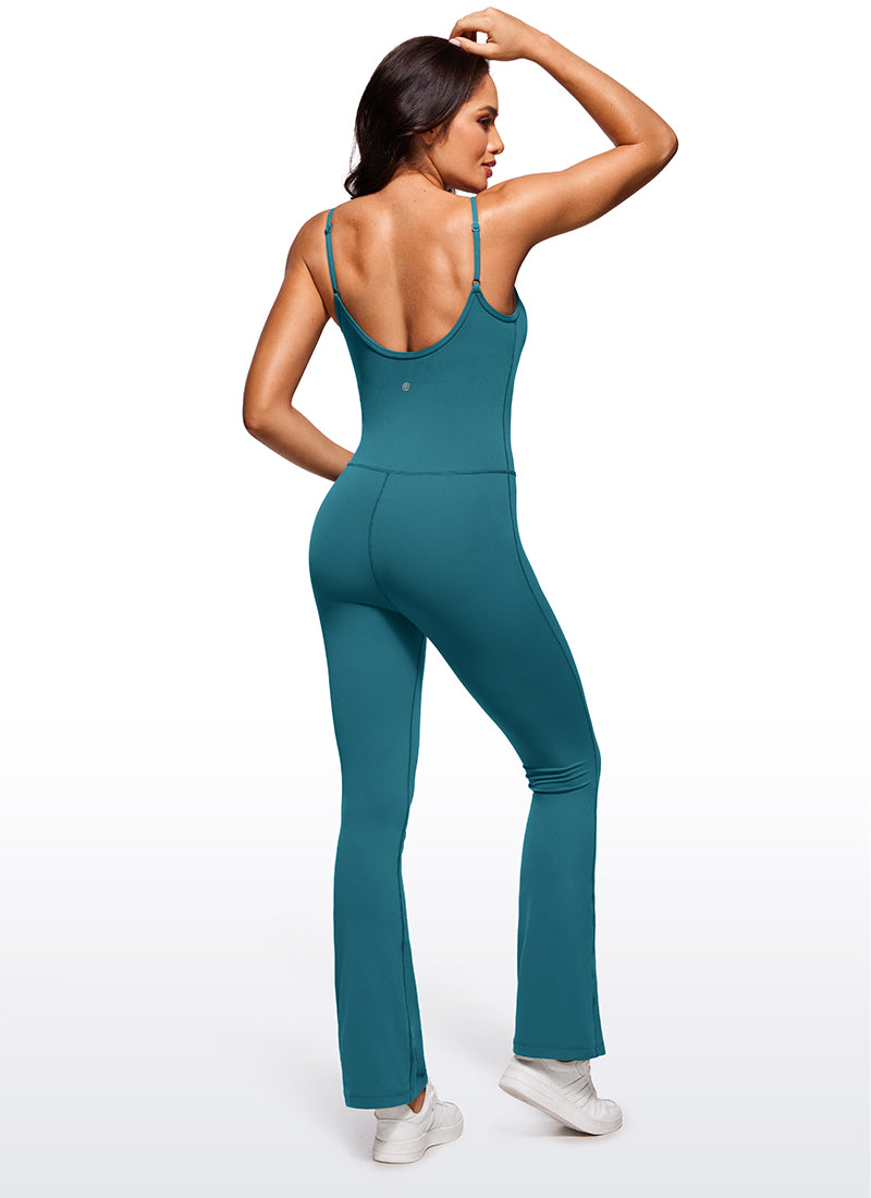 CRZ YOGA Butterluxe Enterizo con Sujetador Incorporado para Mujer Verde Boreal