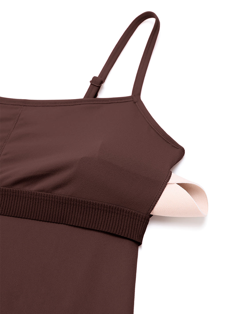 CRZ YOGA Butterluxe Enterizo con Sujetador Incorporado para Mujer Gris pardo